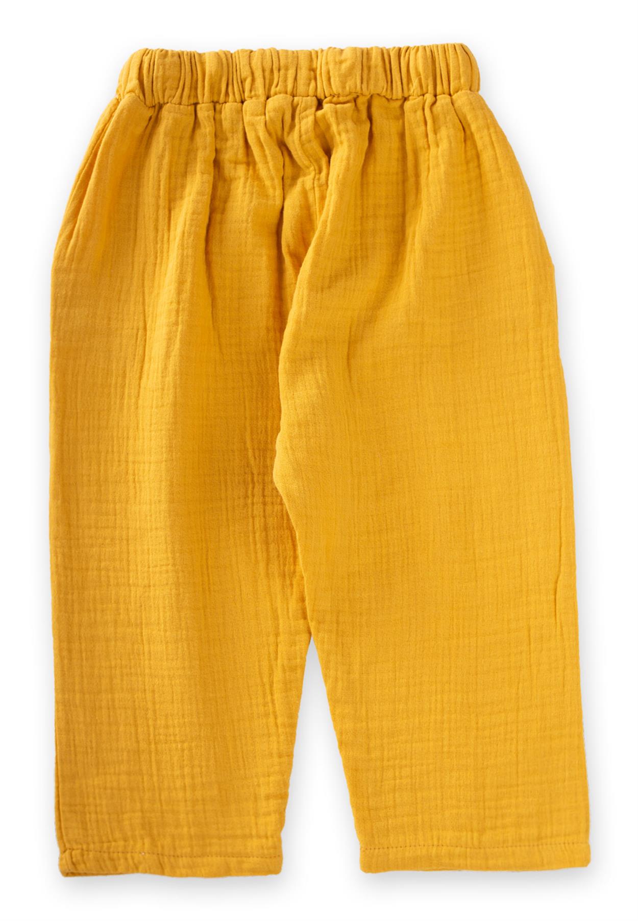 CigitCepli Müslin Pantolon 2-8 Yaş SARI