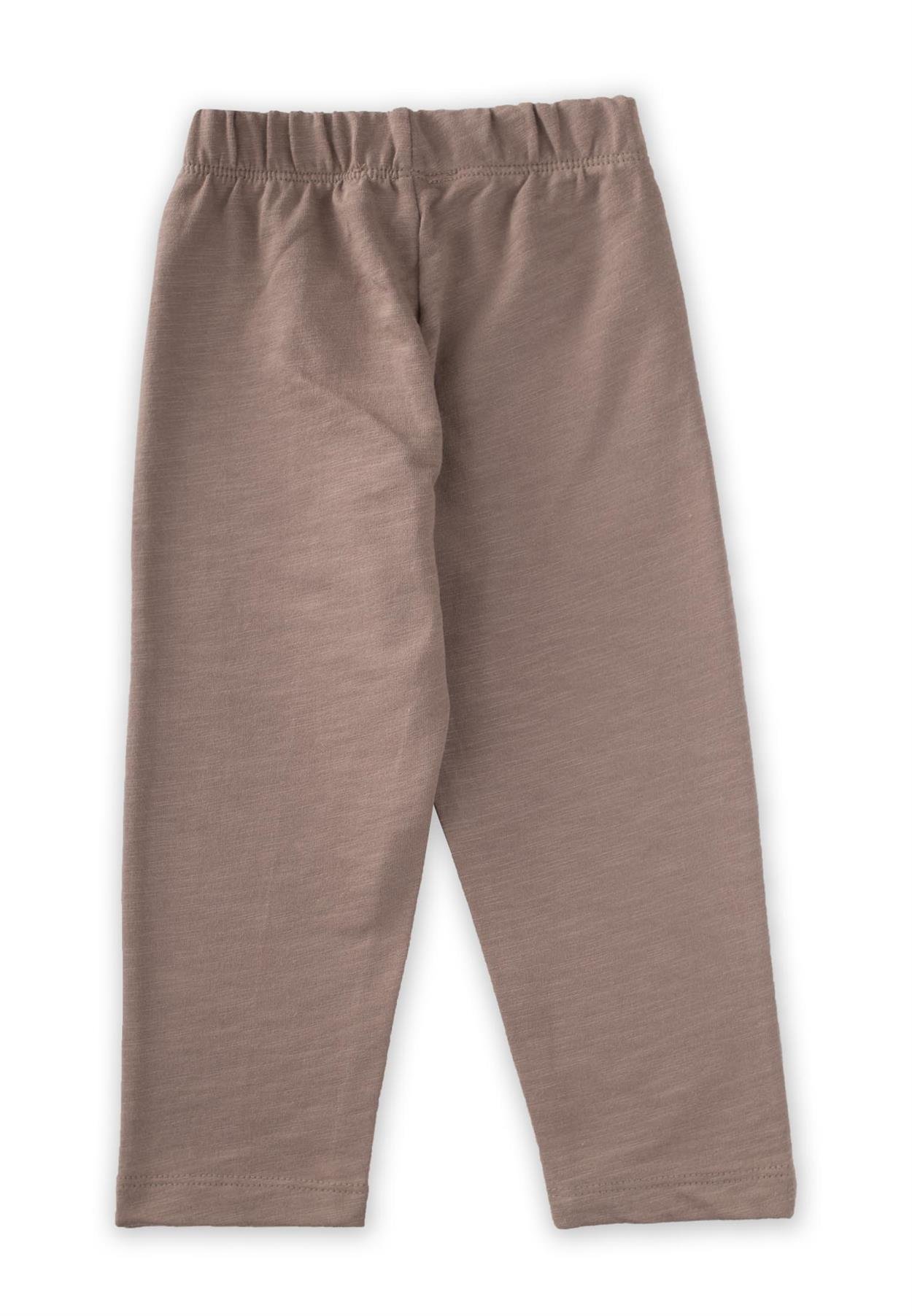 CigitPat Detaylı Örme Pantolon 1-5 Yaş K VİZON