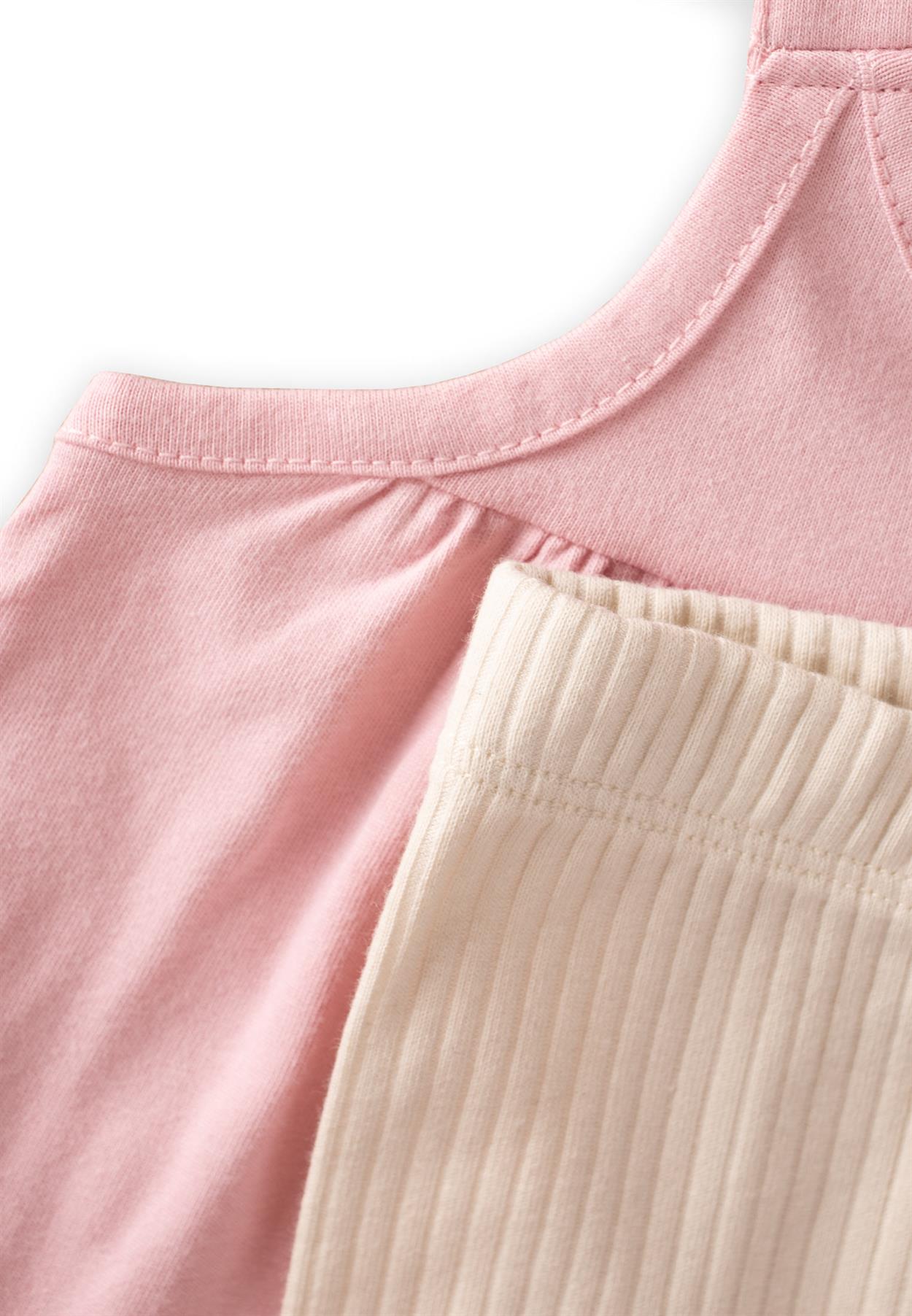 CigitAskılı Tunik Takım 1-7 Yaş PEMBE