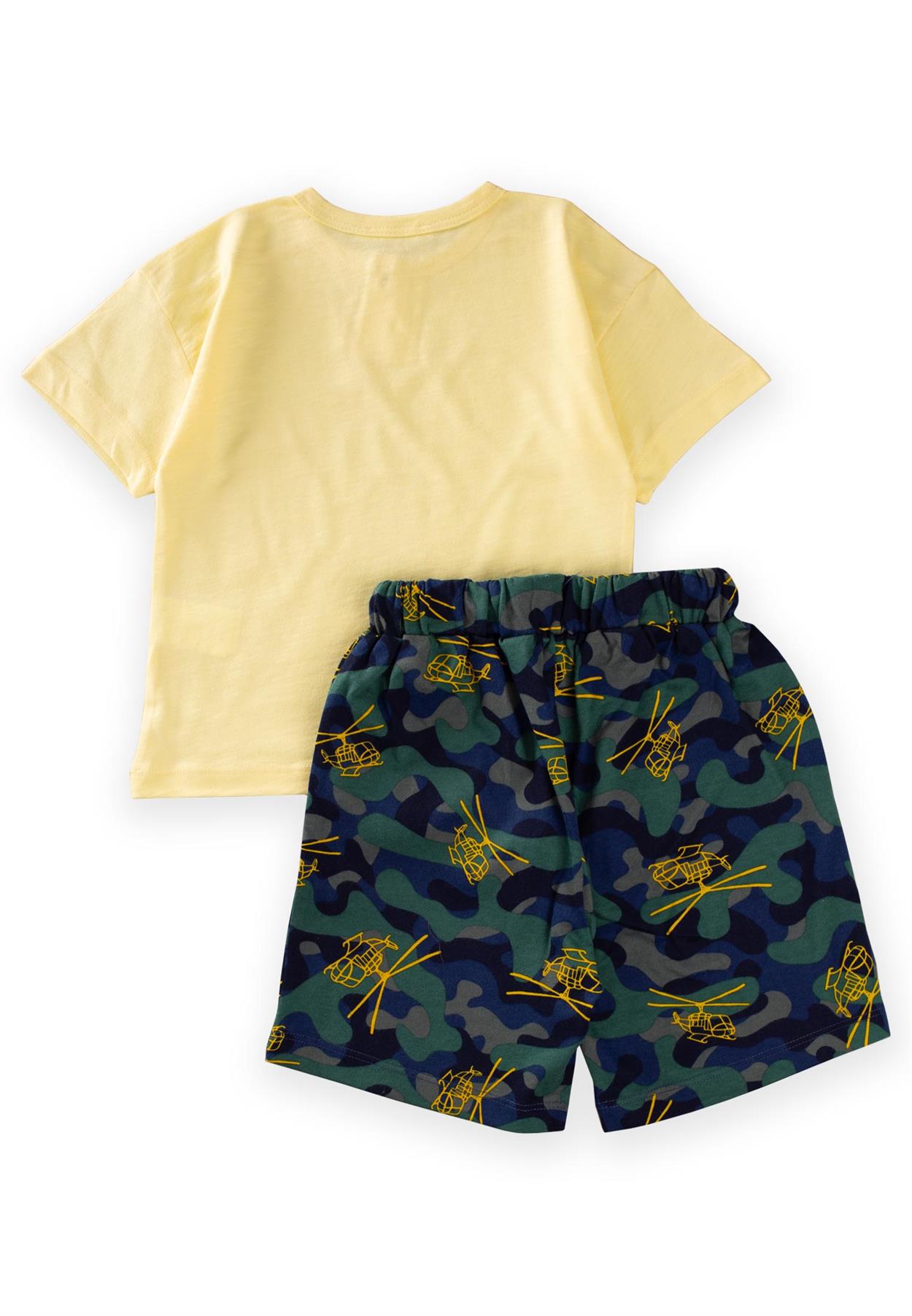 CigitDesenli Kaprili Takım 2-7 Yaş SARI