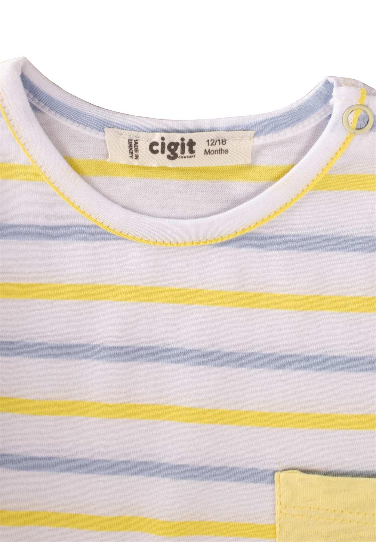 CigitÇizgili Kapri Takım 1-6 Yaş EKRU