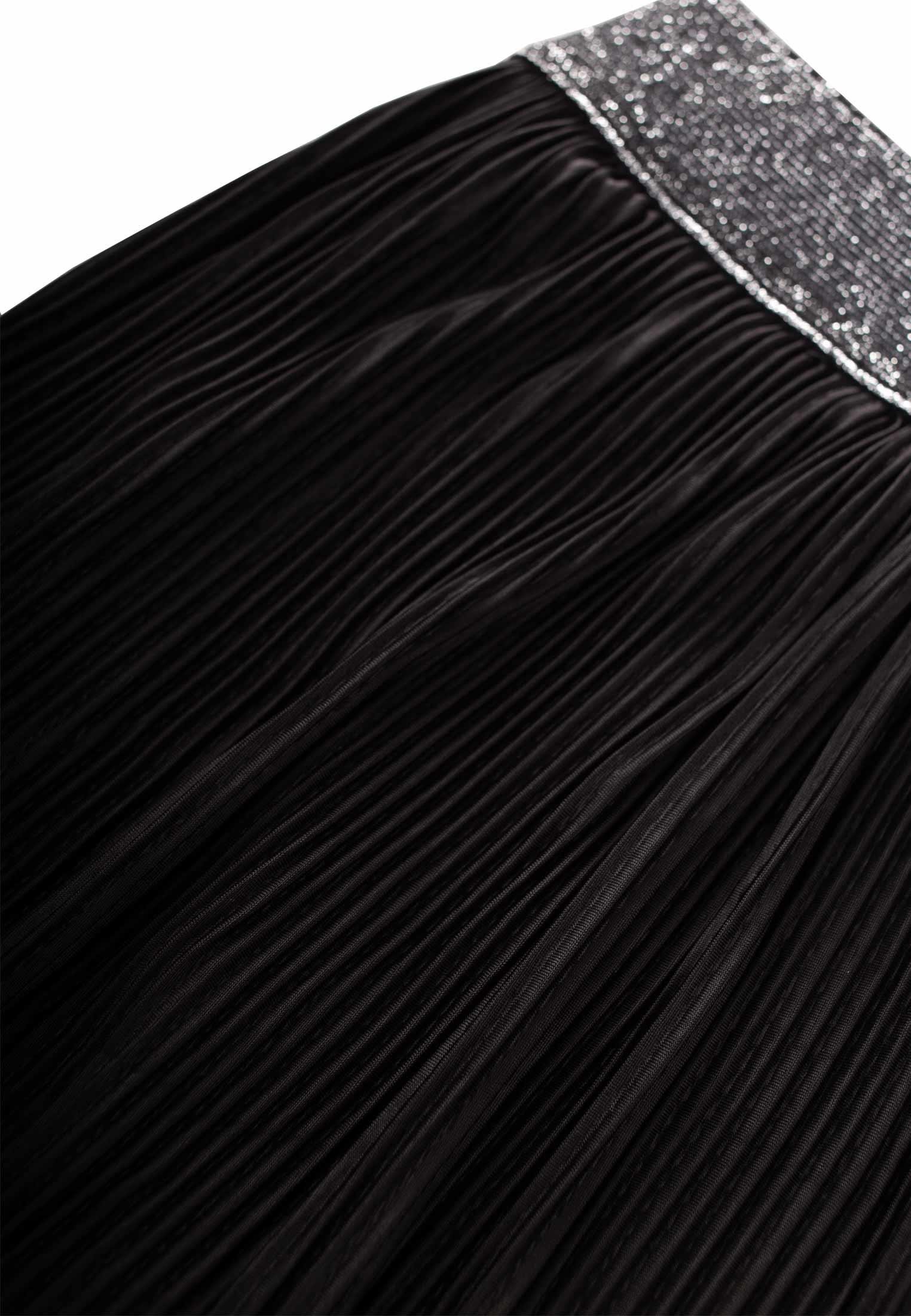 CigitPiliseli Sim Lastik Detaylı Etek 2-7 Yaş SİYAH