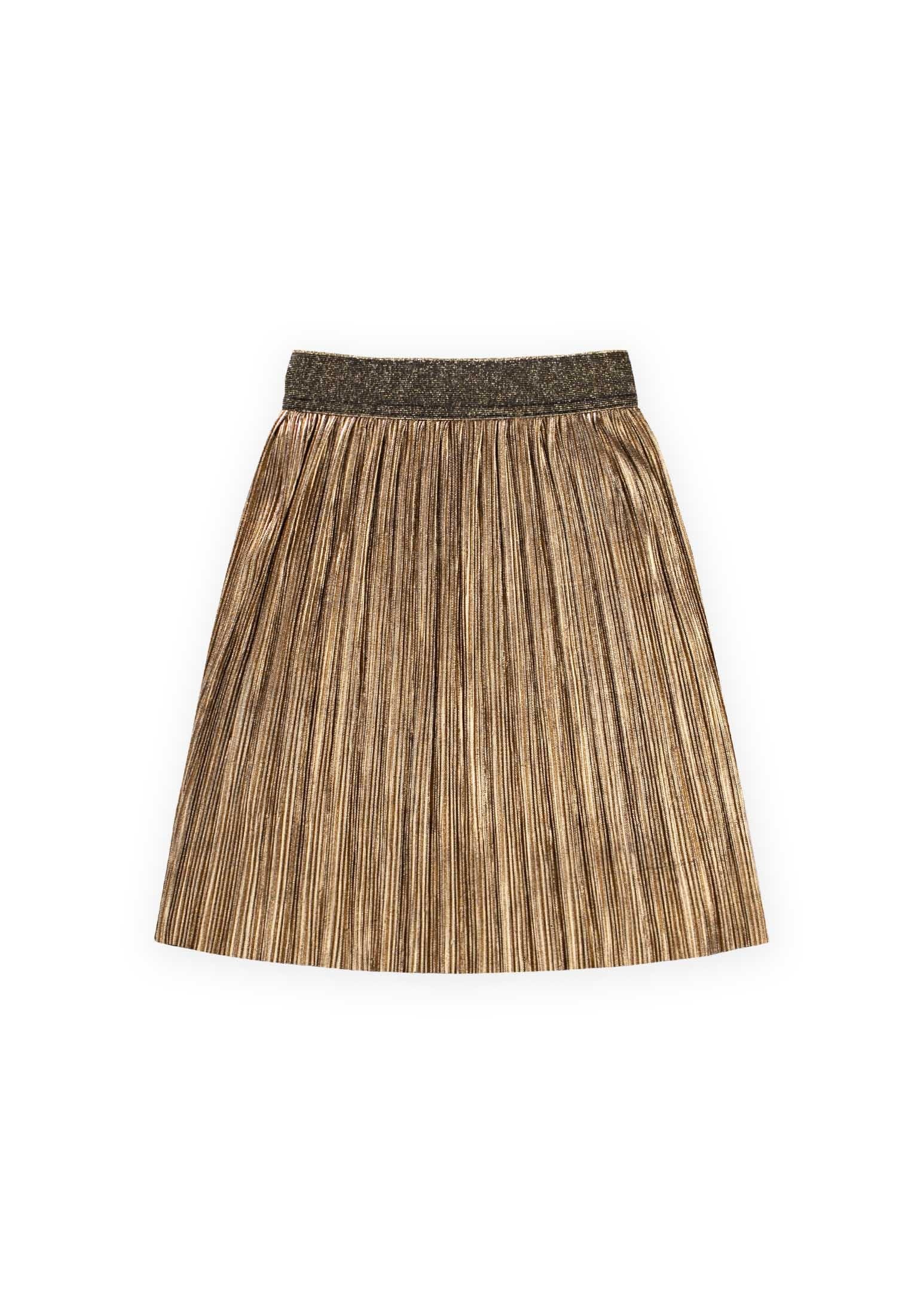 CigitPiliseli Sim Lastik Detaylı Etek 2-10 Yaş GOLD