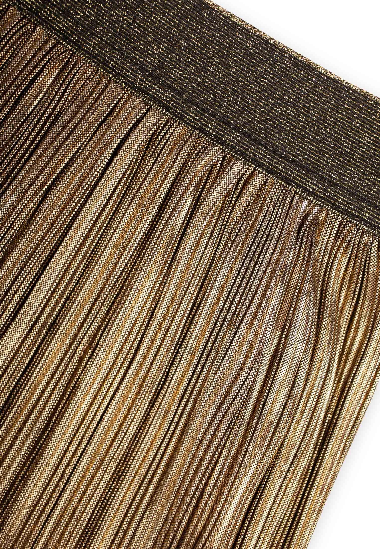 CigitPiliseli Sim Lastik Detaylı Etek 2-10 Yaş GOLD