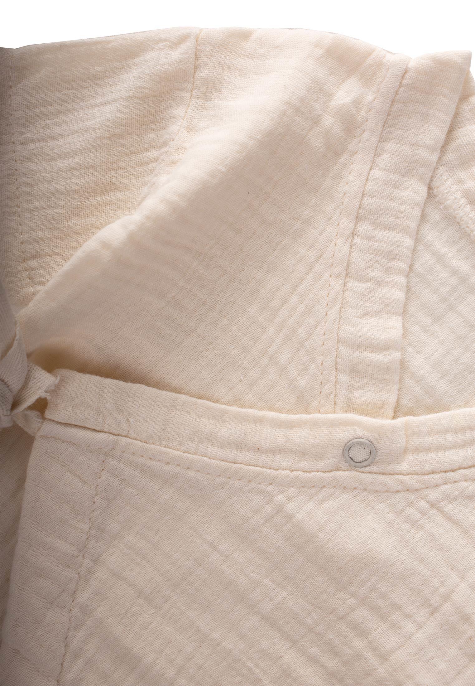 CigitOrganic Kruvaze Müslin Tulum 0-9 Ay NATUREL