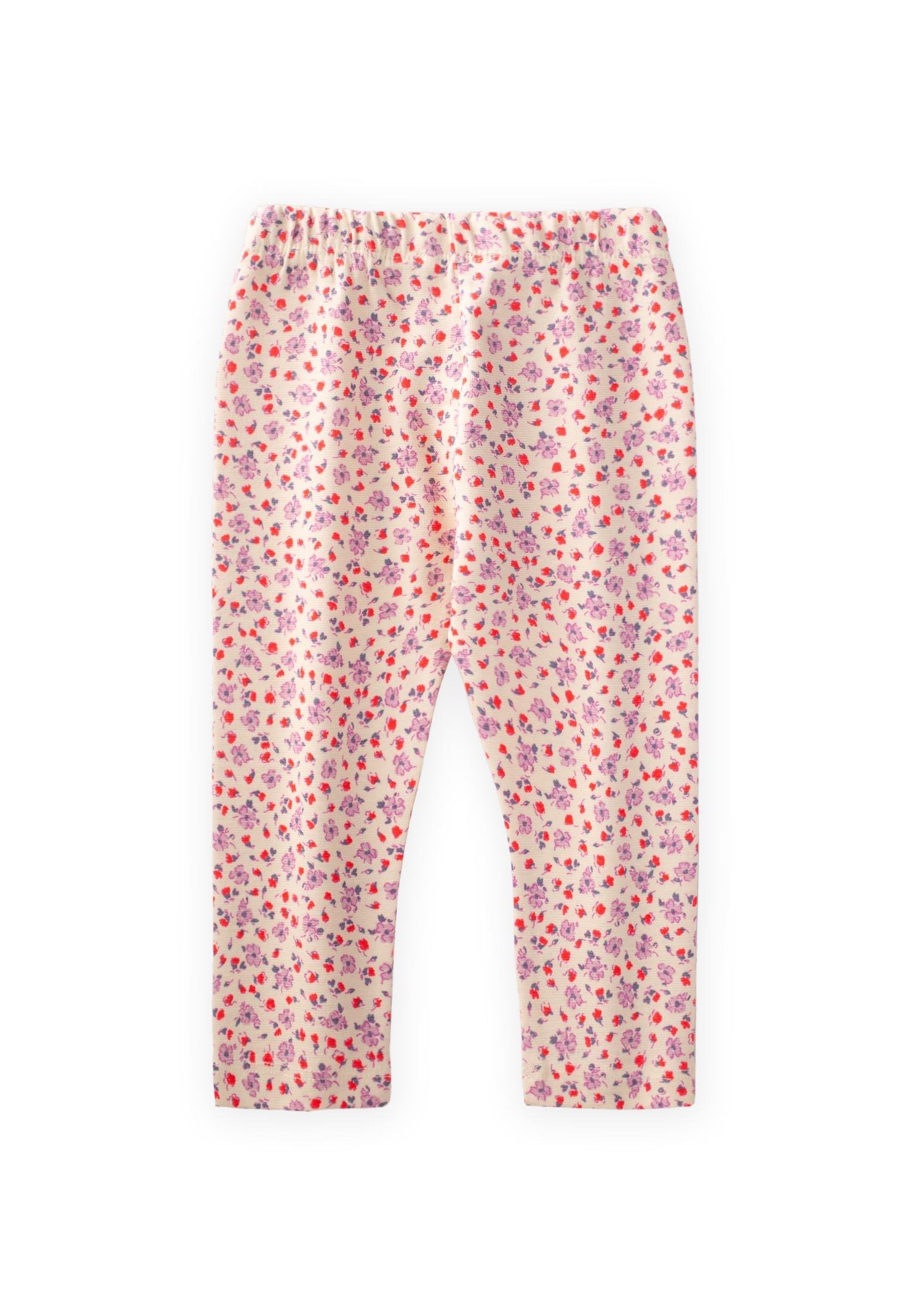 CigitDesenli Tayt 1-5 Yaş ÇİÇEK DESENLİ