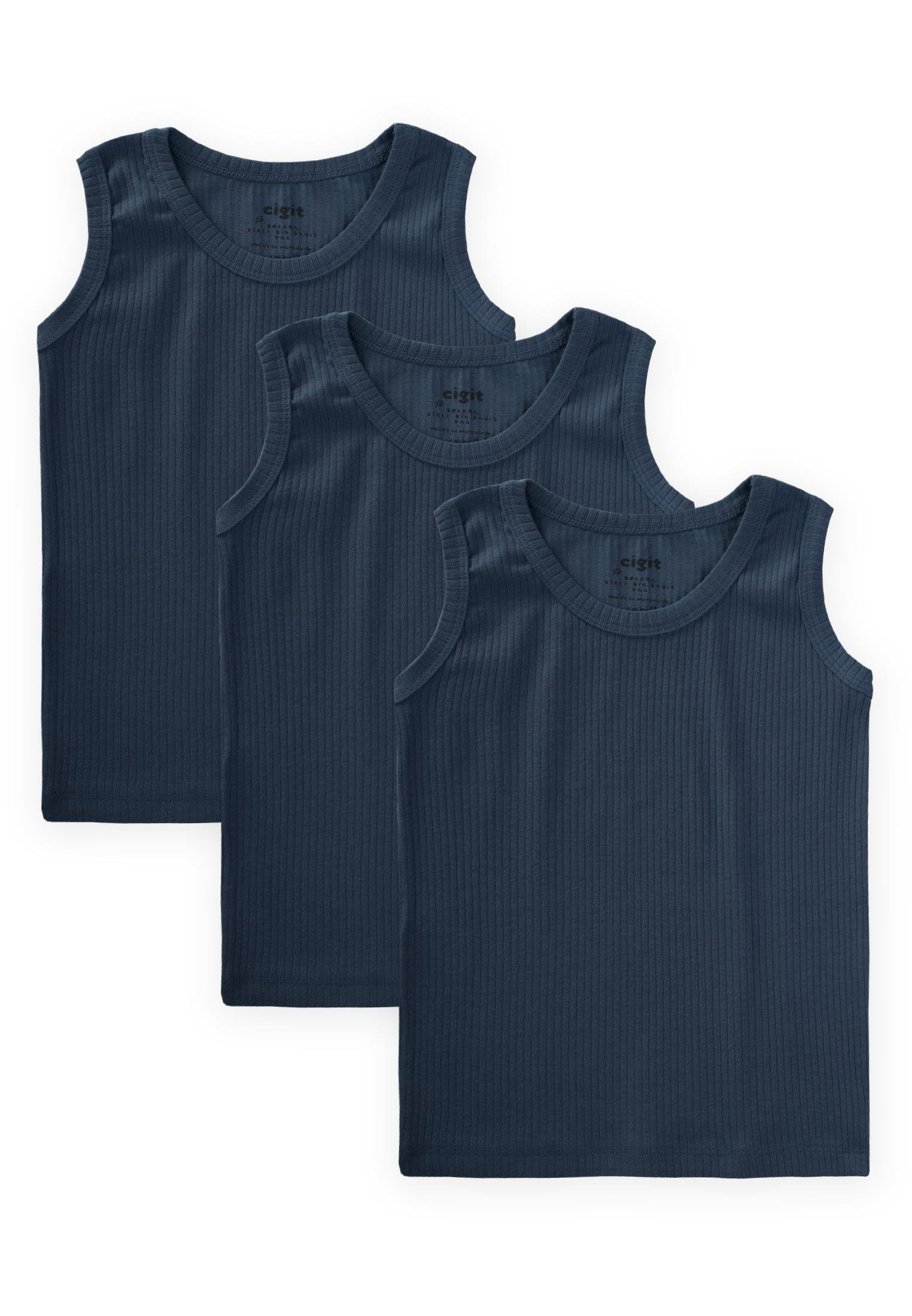 CigitGeniş Askılı Atlet 2-9 Yaş ANTRASİT