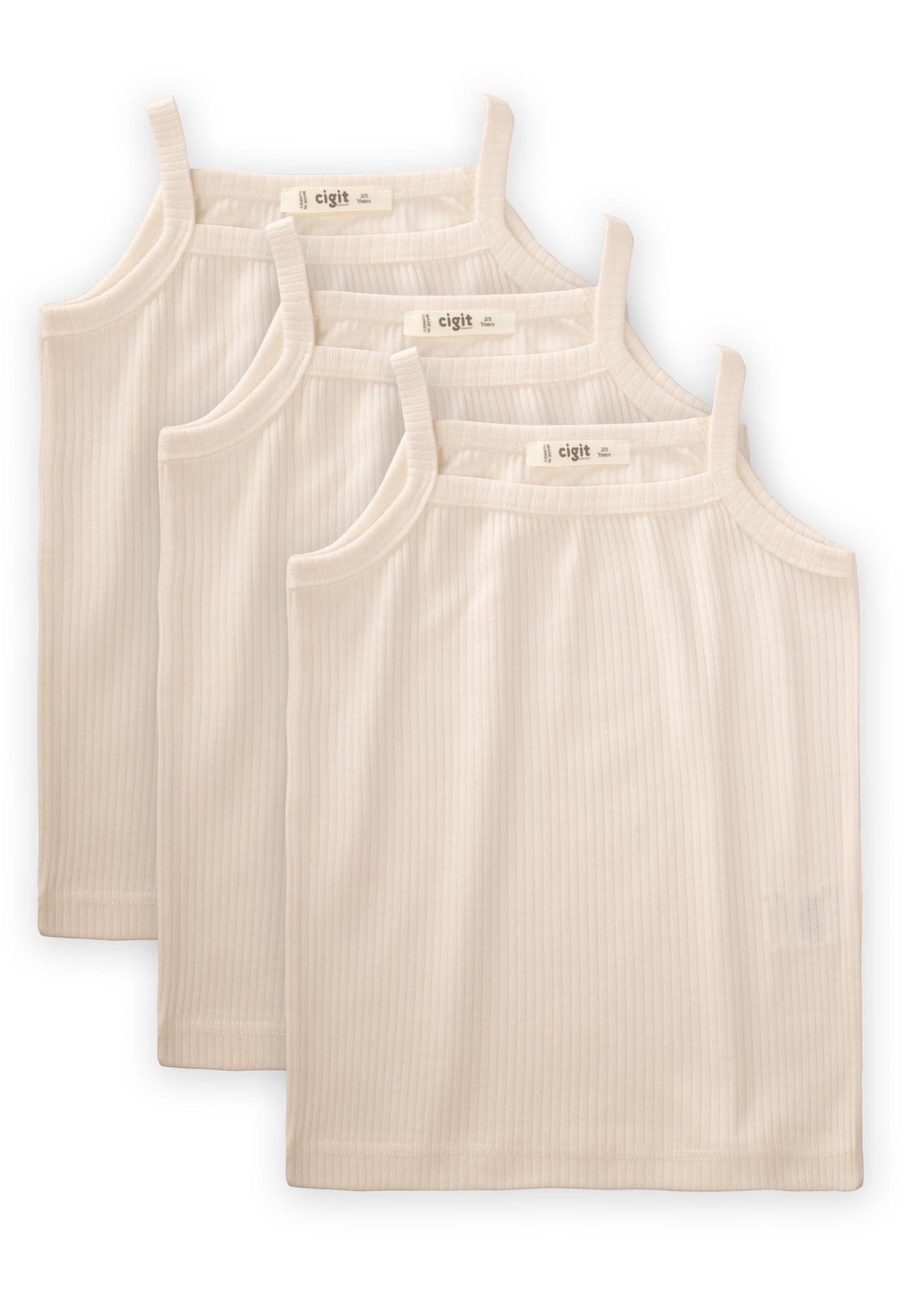 CigitÜç lü İp Askılı Atlet 2-9 Yaş A. BEJ