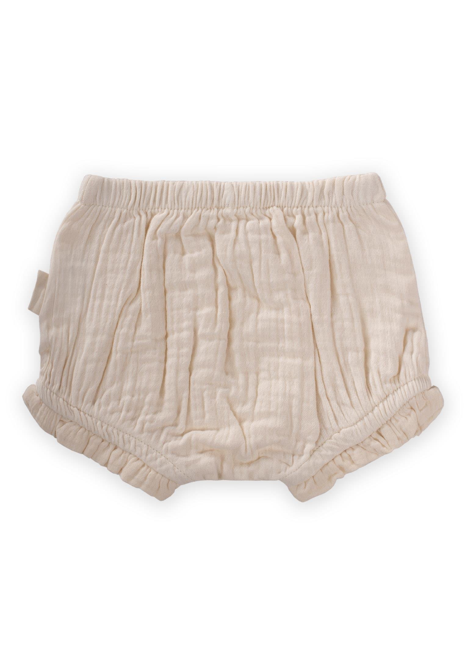 CigitFırfırlı Şort 0-2 Yaş NATUREL