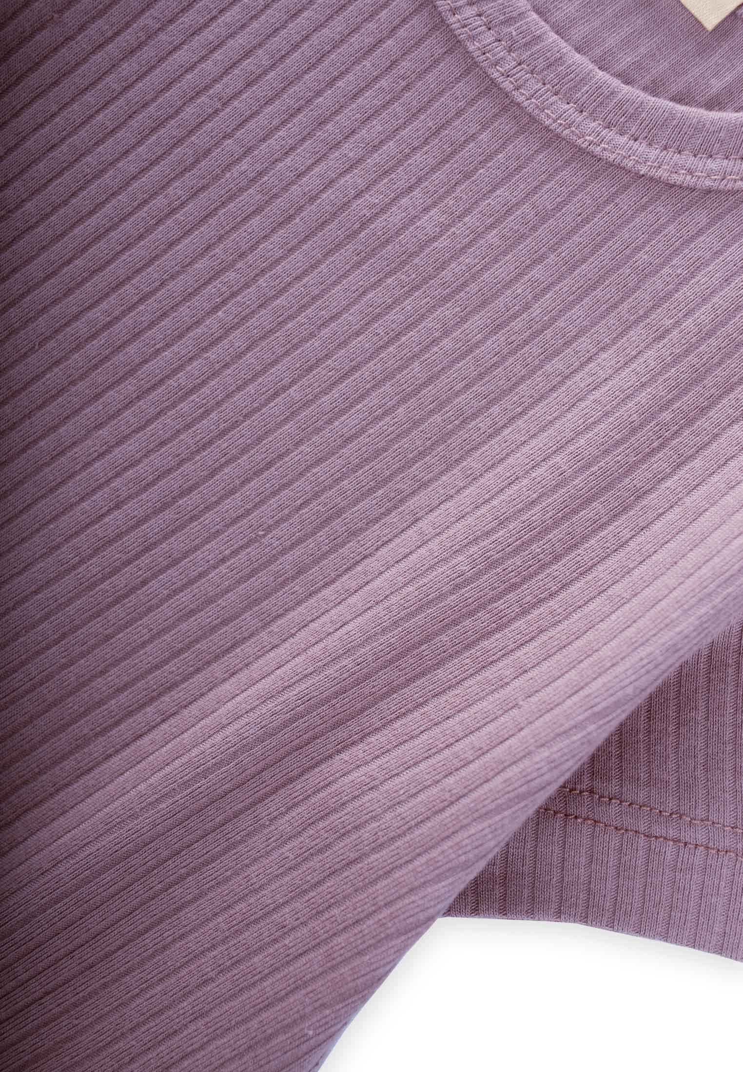 CigitBasic Fitilli T-Shırt 1-5 Yaş LİLA