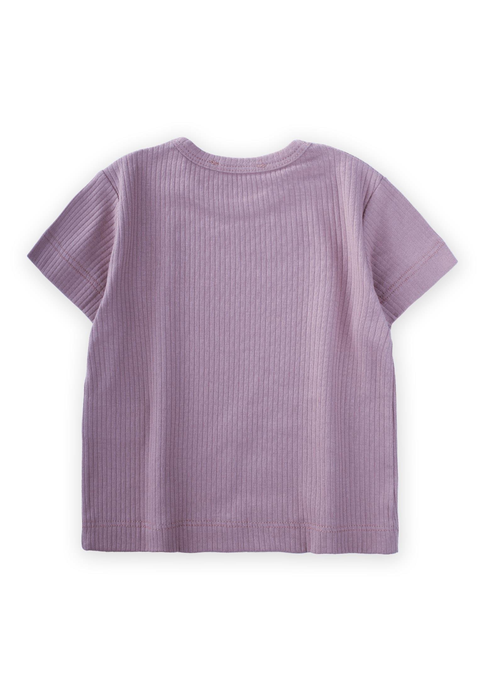 CigitBasic Fitilli T-Shırt 1-5 Yaş LİLA