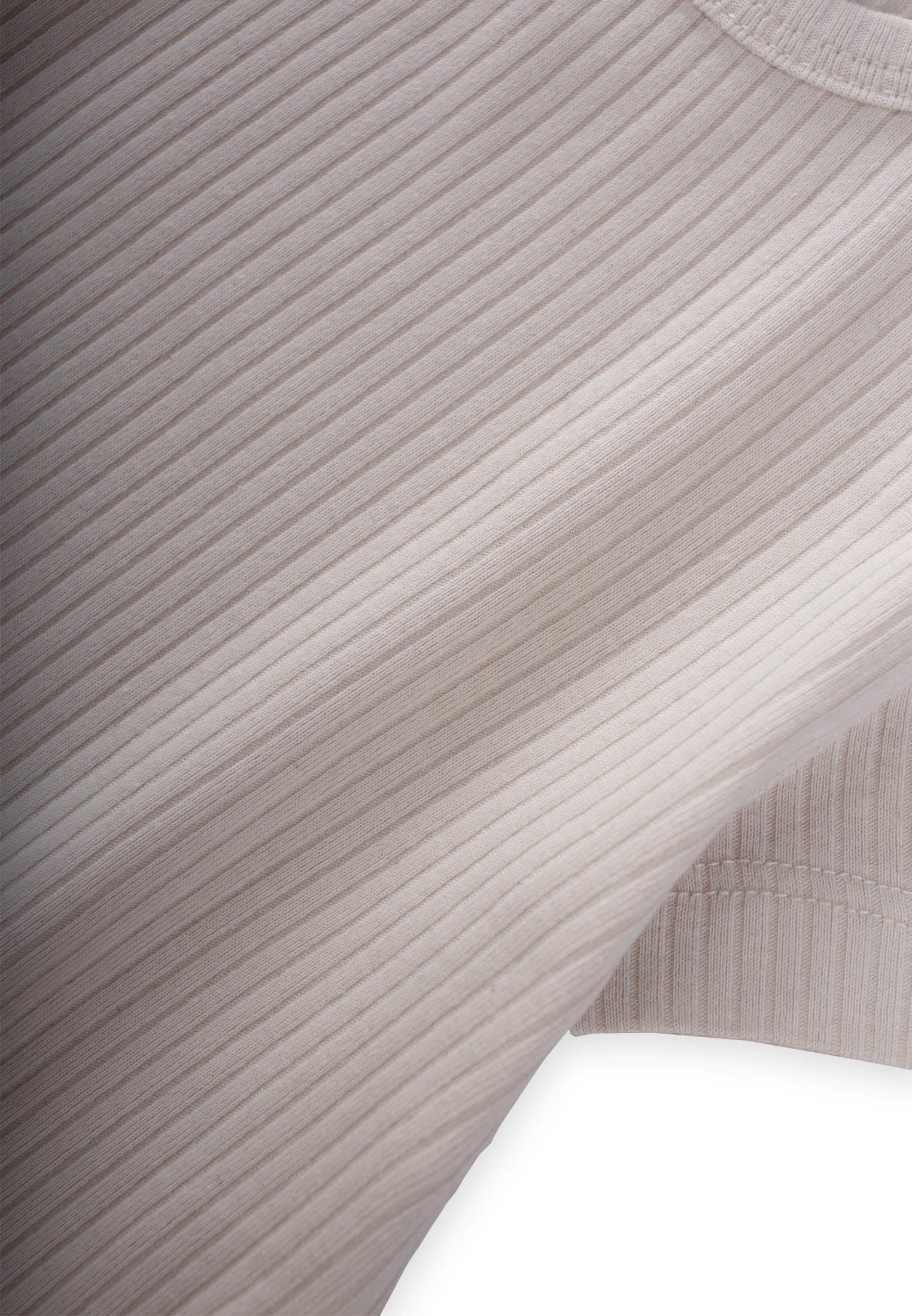 CigitBasic Fitilli T-Shırt 1-5 Yaş KIRIK BEYAZ