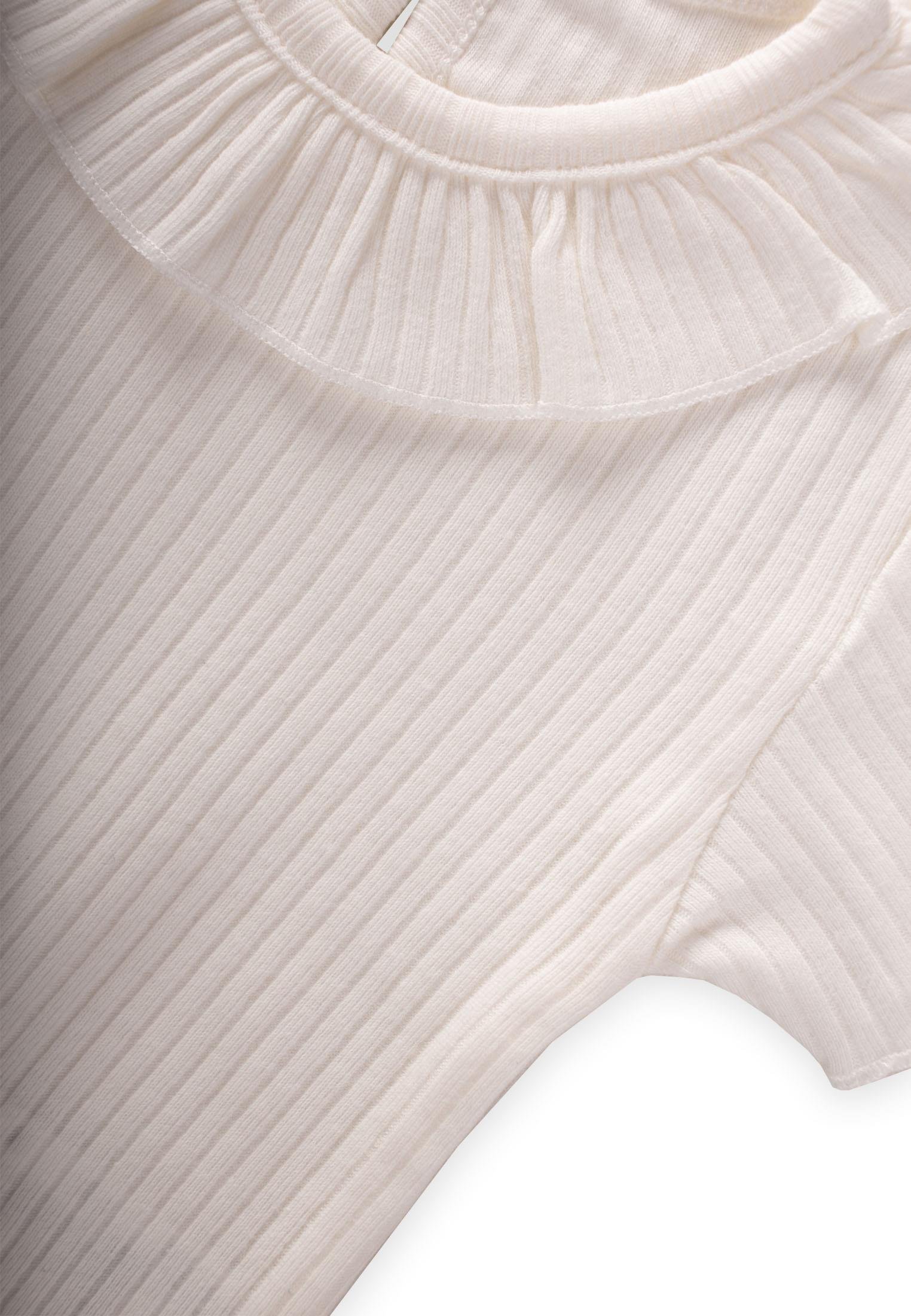 CigitBebe Yakalı Fitilli Zıbın Takım 0-3 Yaş KIRIK BEYAZ