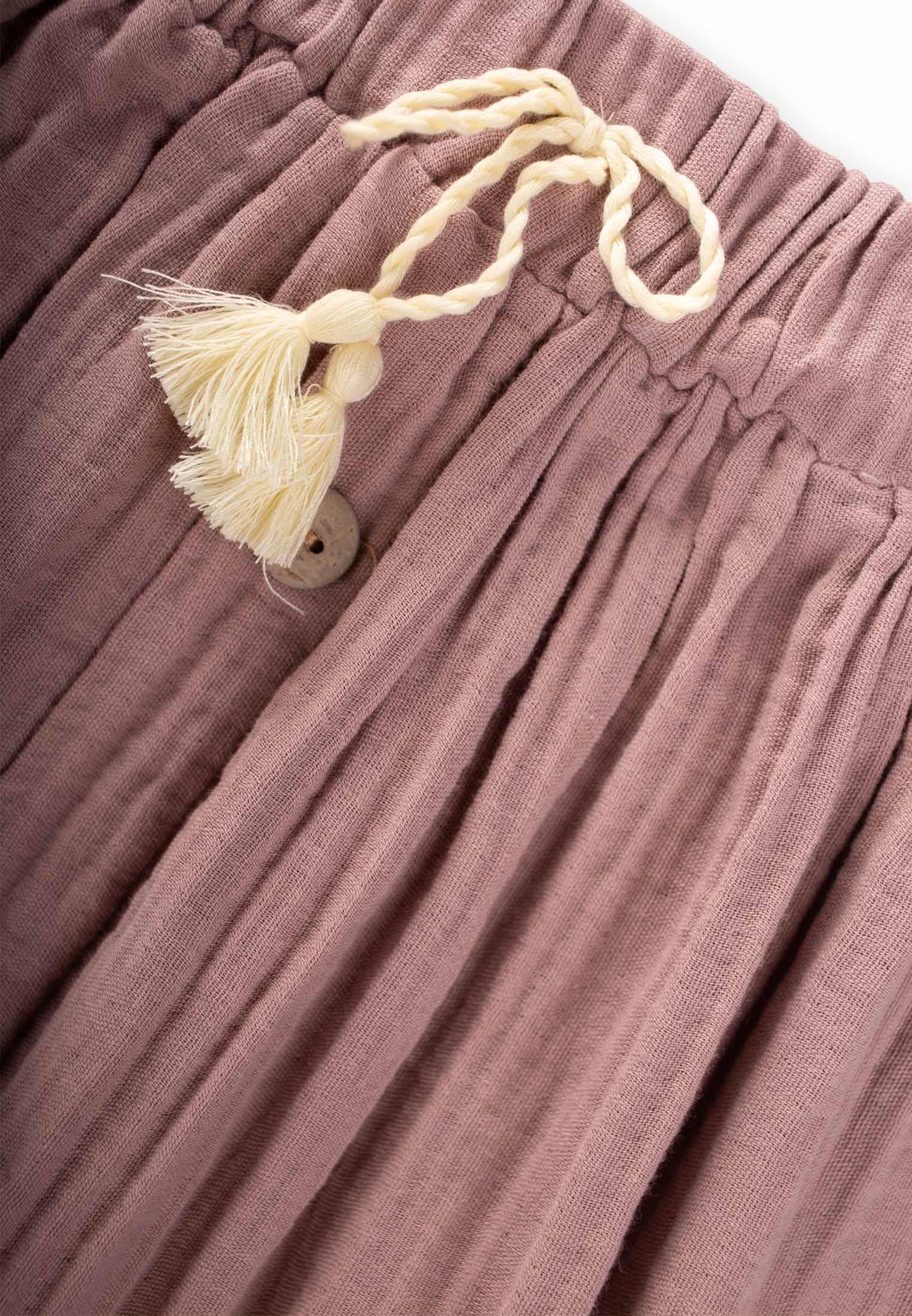 CigitOrganik Müslin Etek 8-12 Yaş BAKIR