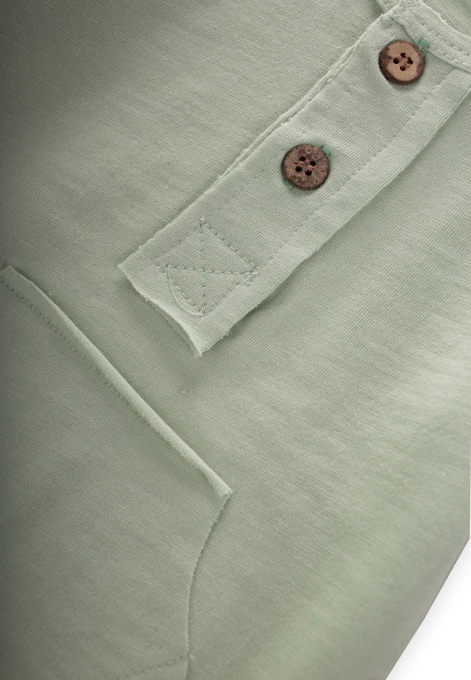 CigitKanguru Cepli Pis Dikişli Tulum 0-3 Yaş SU YEŞİLİ