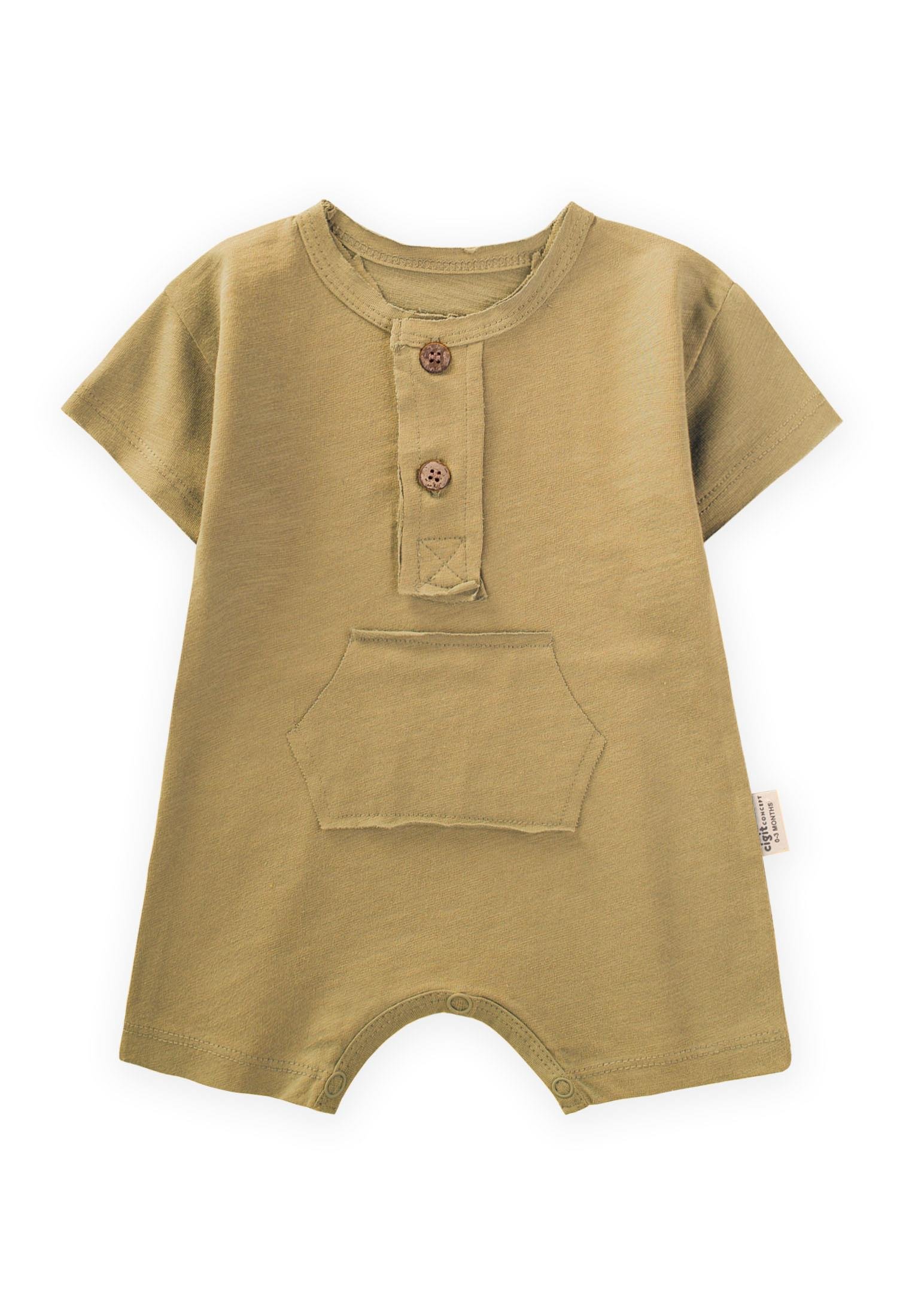 CigitKanguru Cepli Pis Dikişli Tulum 0-3 Yaş SUNDRES