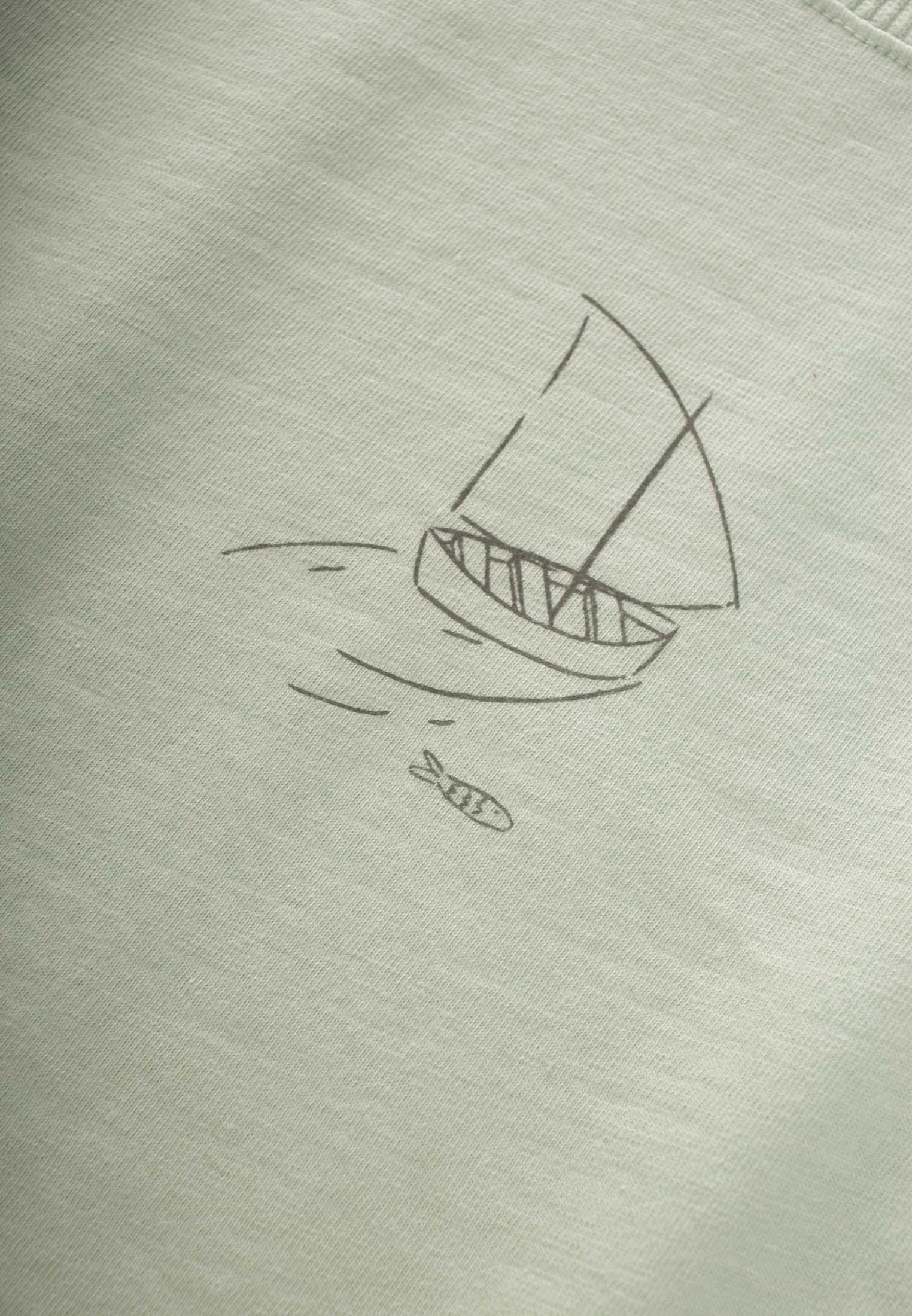 CigitYelken Baskılı T-Shirt 1-6 Yaş SU YEŞİLİ