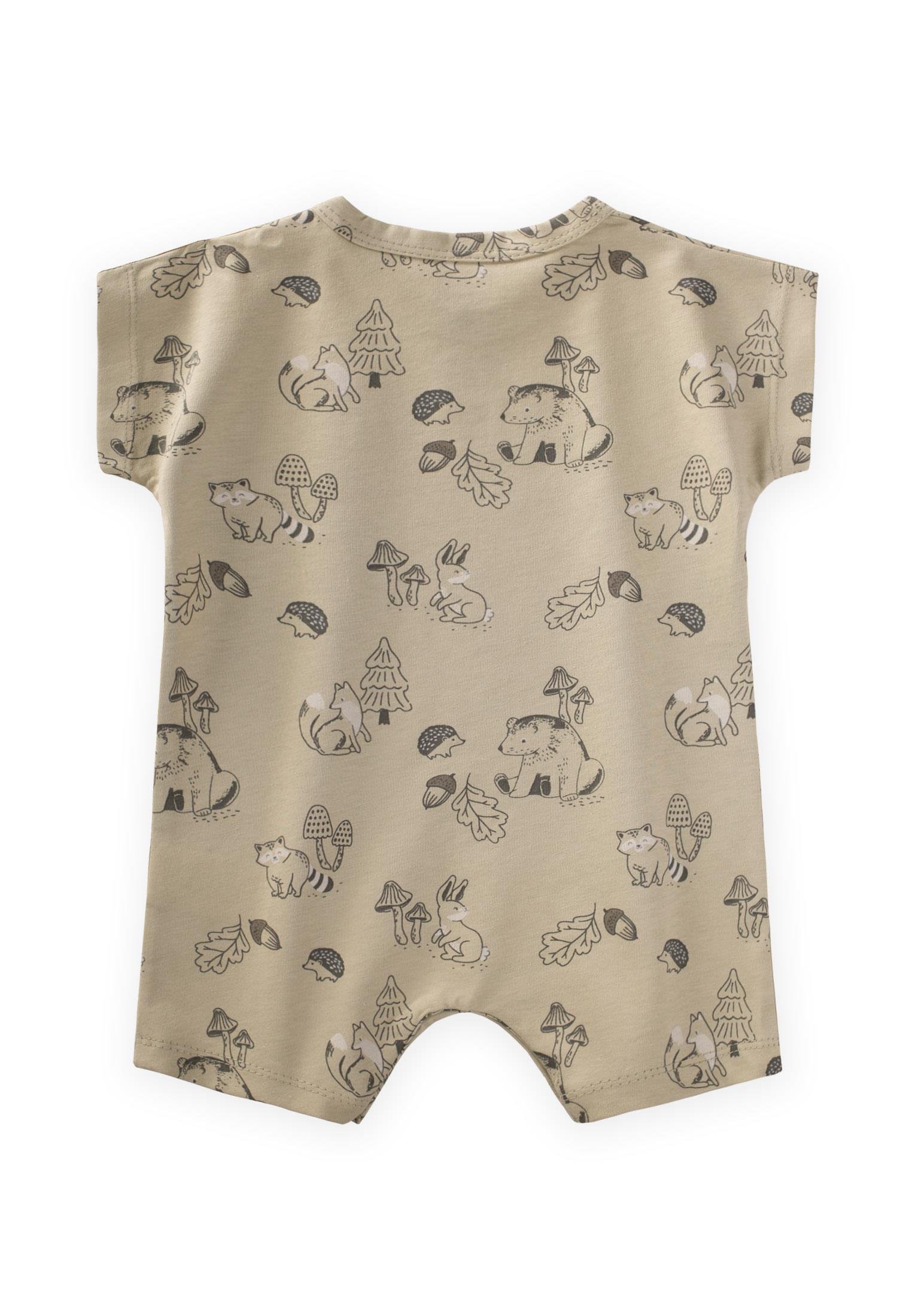 CigitYarasa Kol Desenli Tulum 0-3 Yaş MİNT YEŞİLİ