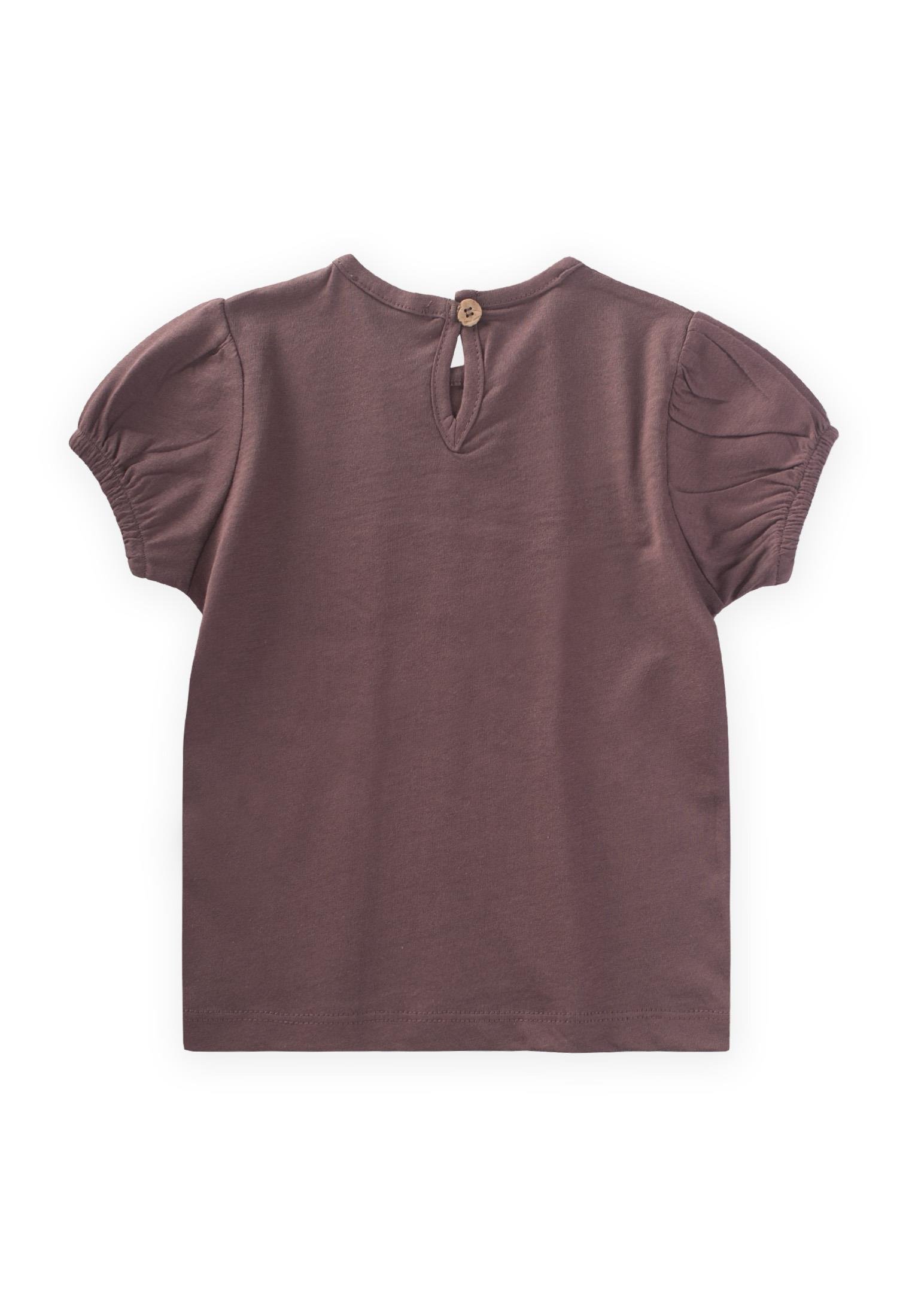 CigitDantel Şeritli Bluz 1-5 Yaş MÜRDÜM