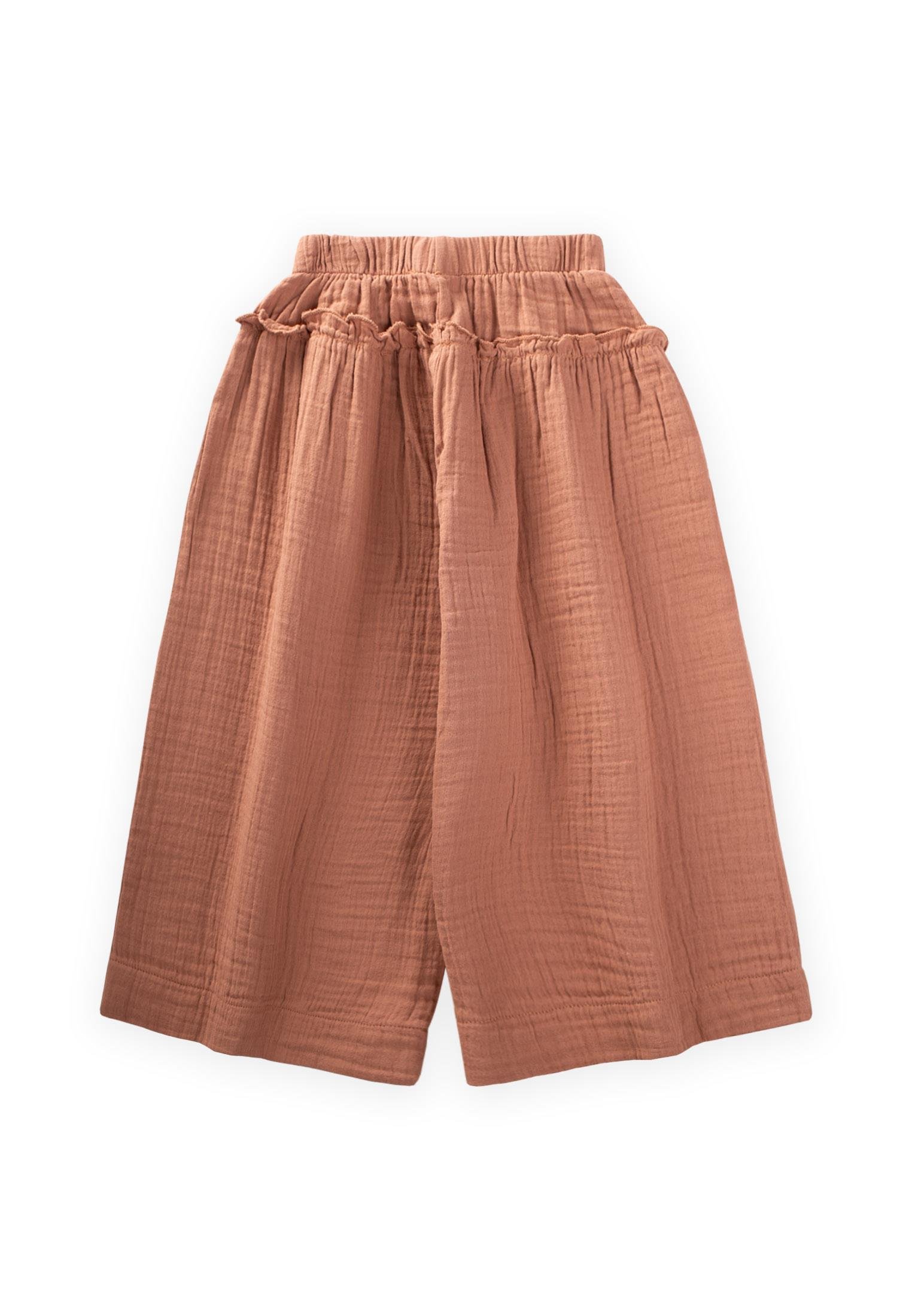 CigitOrganik Kız Pantolon 8-12 Yaş A.KAHVE