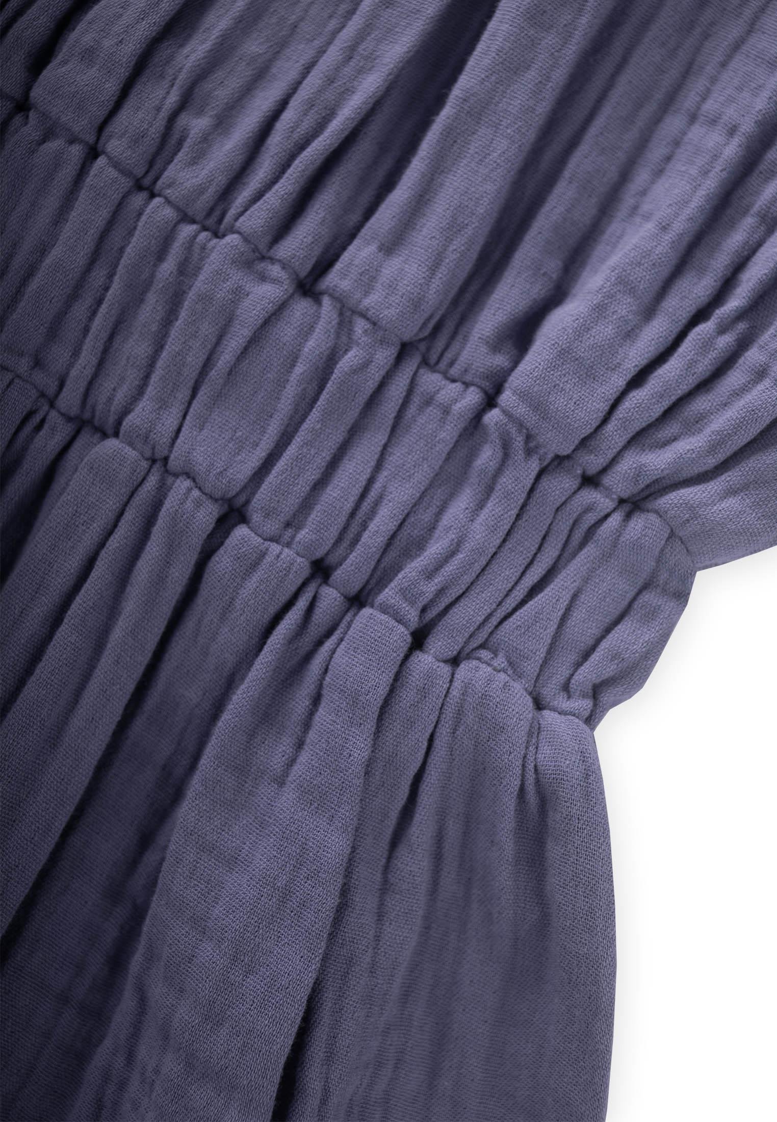 CigitOrganik Rustik Kız Elbise 2-9 Yaş FÜME