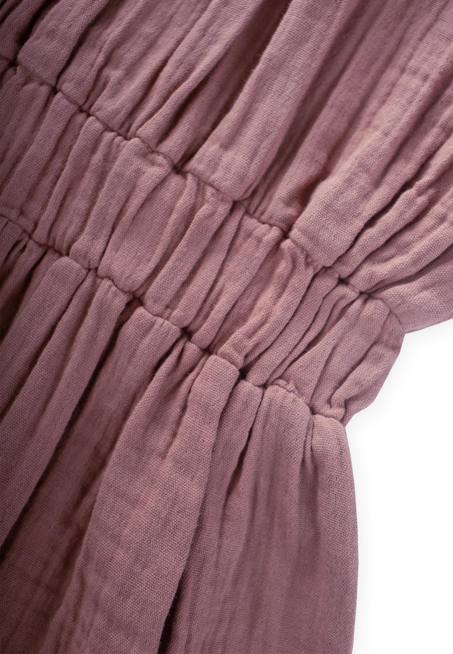 CigitOrganik Rustik Kız Elbise 2-9 Yaş BAKIR