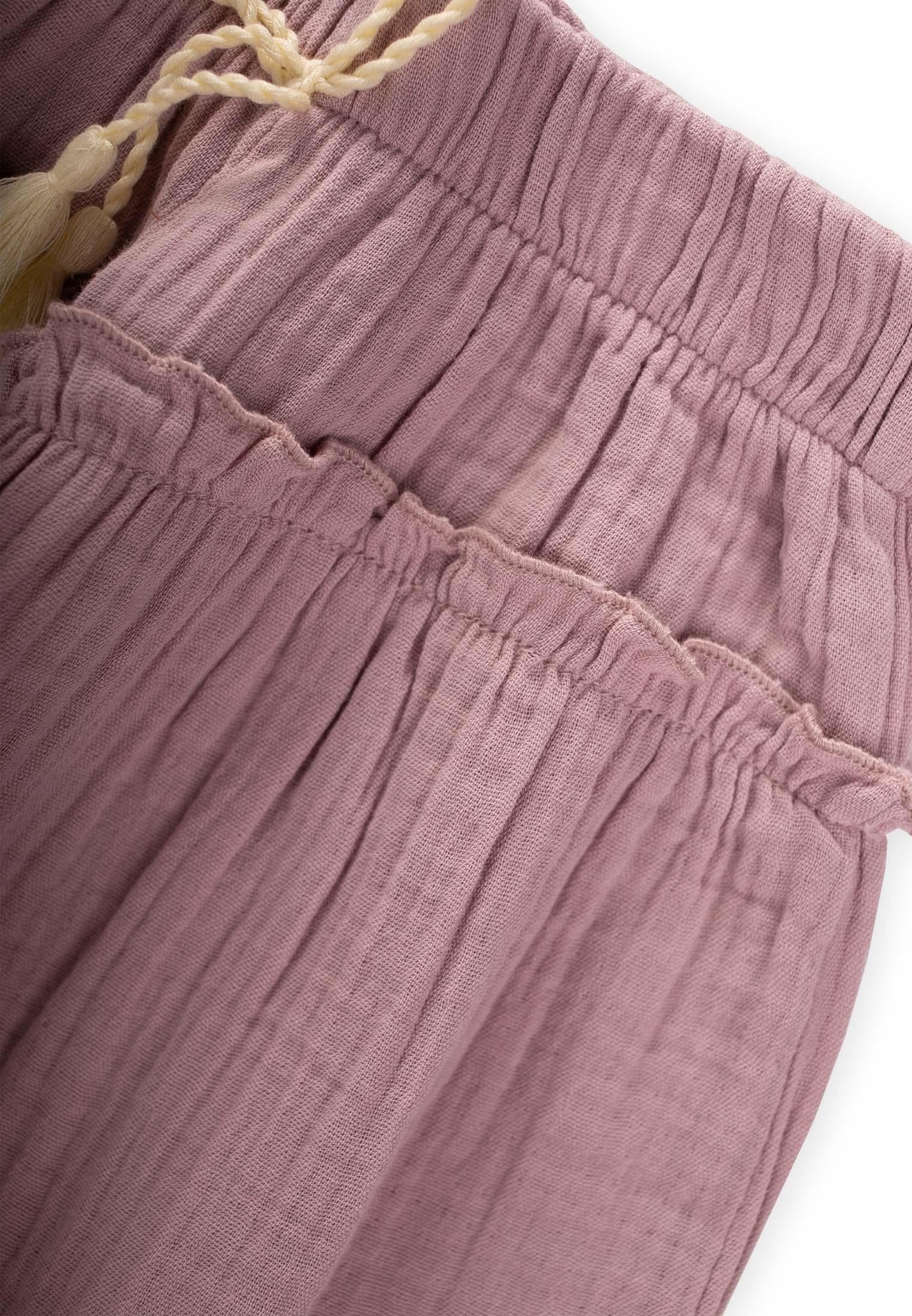 CigitOrganik Kız Pantolon 2-8 Yaş LEYLAK