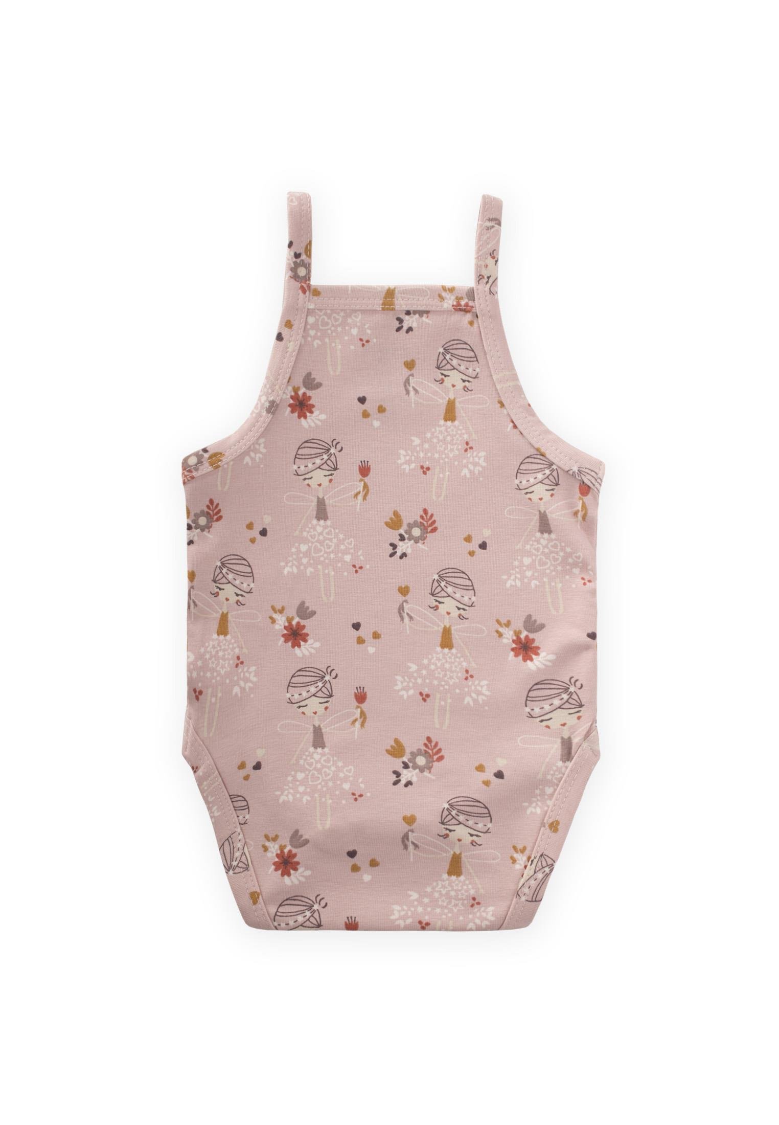 CigitAskılı Zıbın 0-3 Yaş PUDRA PEMBE