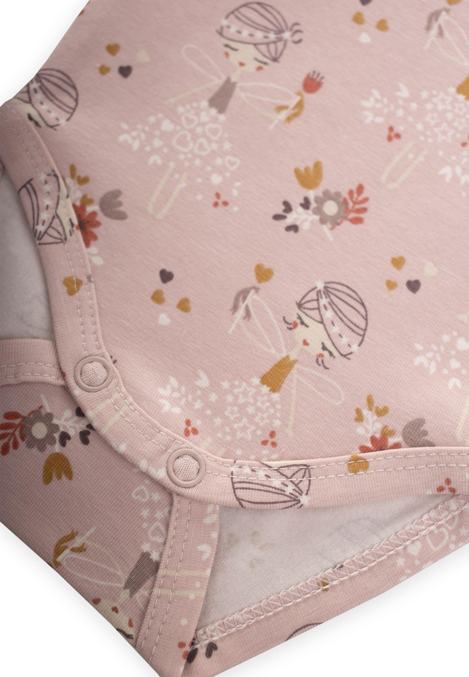 CigitAskılı Zıbın 0-3 Yaş PUDRA PEMBE