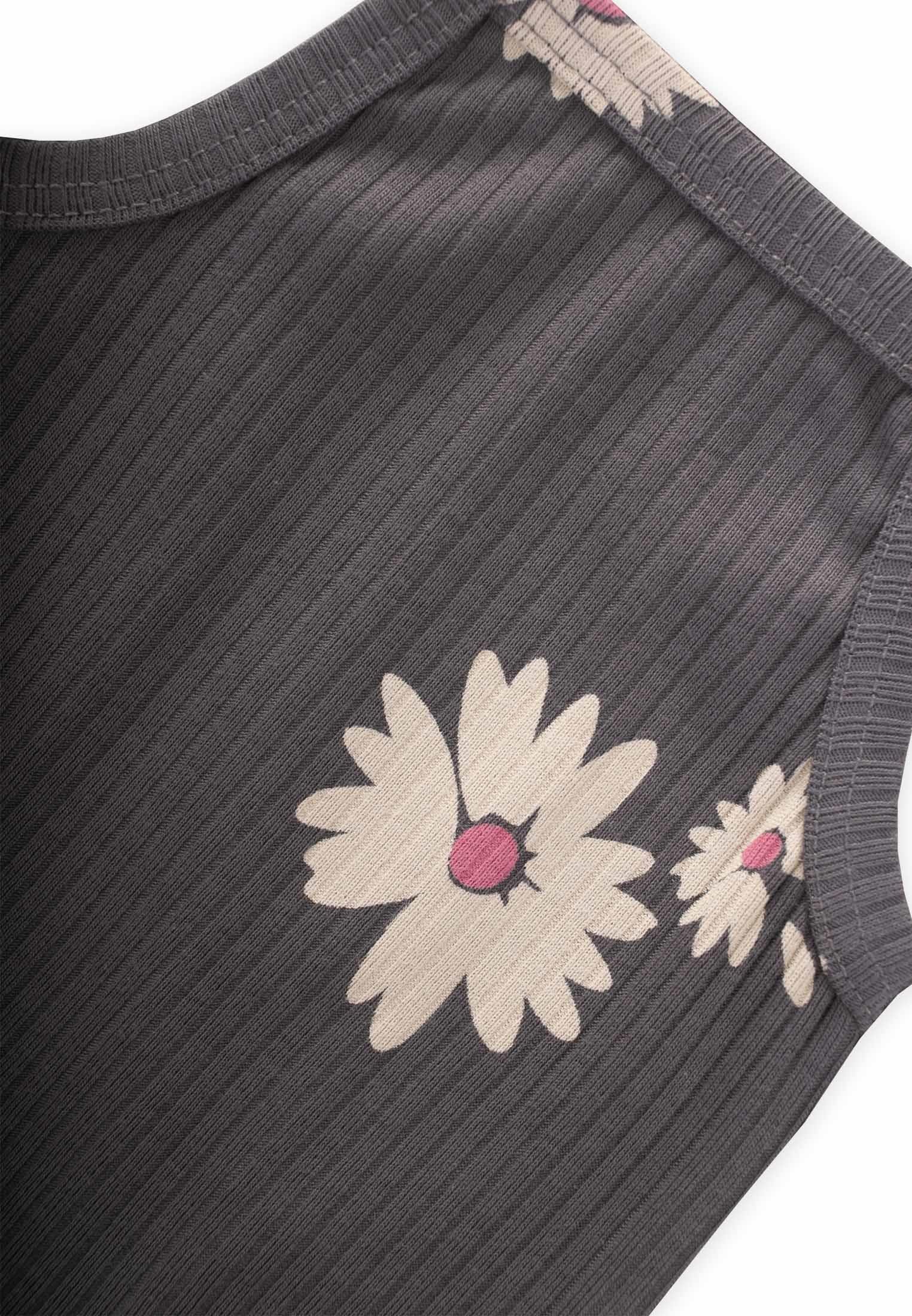 CigitAskılı Zıbın 0-3 Yaş GRİ