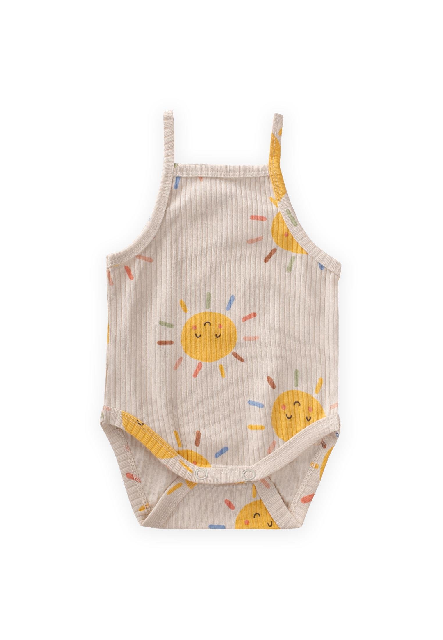 CigitAskılı Zıbın 0-3 Yaş GÜNEŞ DESEN