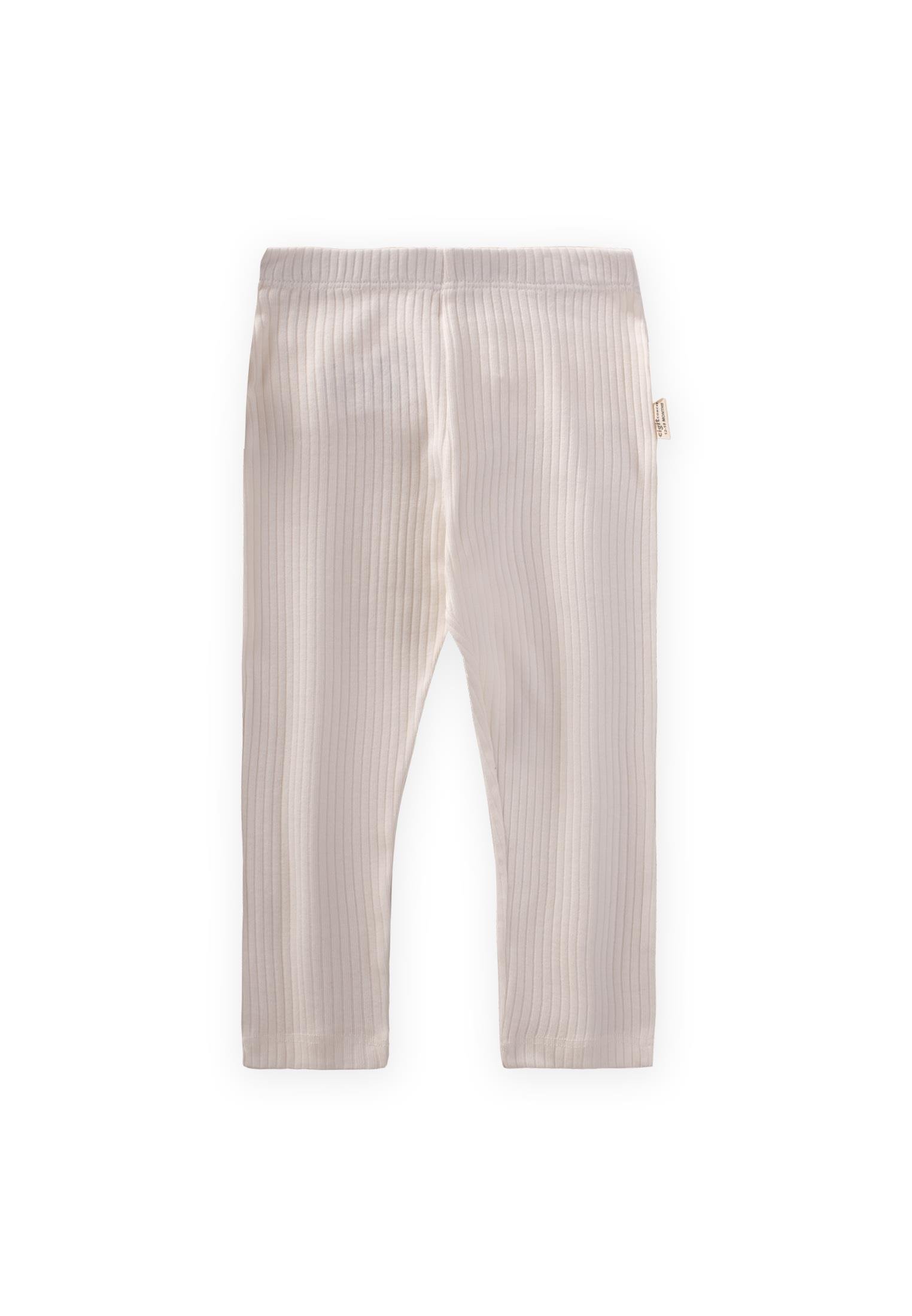 CigitArkası Fırfırlı Fitilli Tayt 0-3 Yaş KIRIK BEYAZ