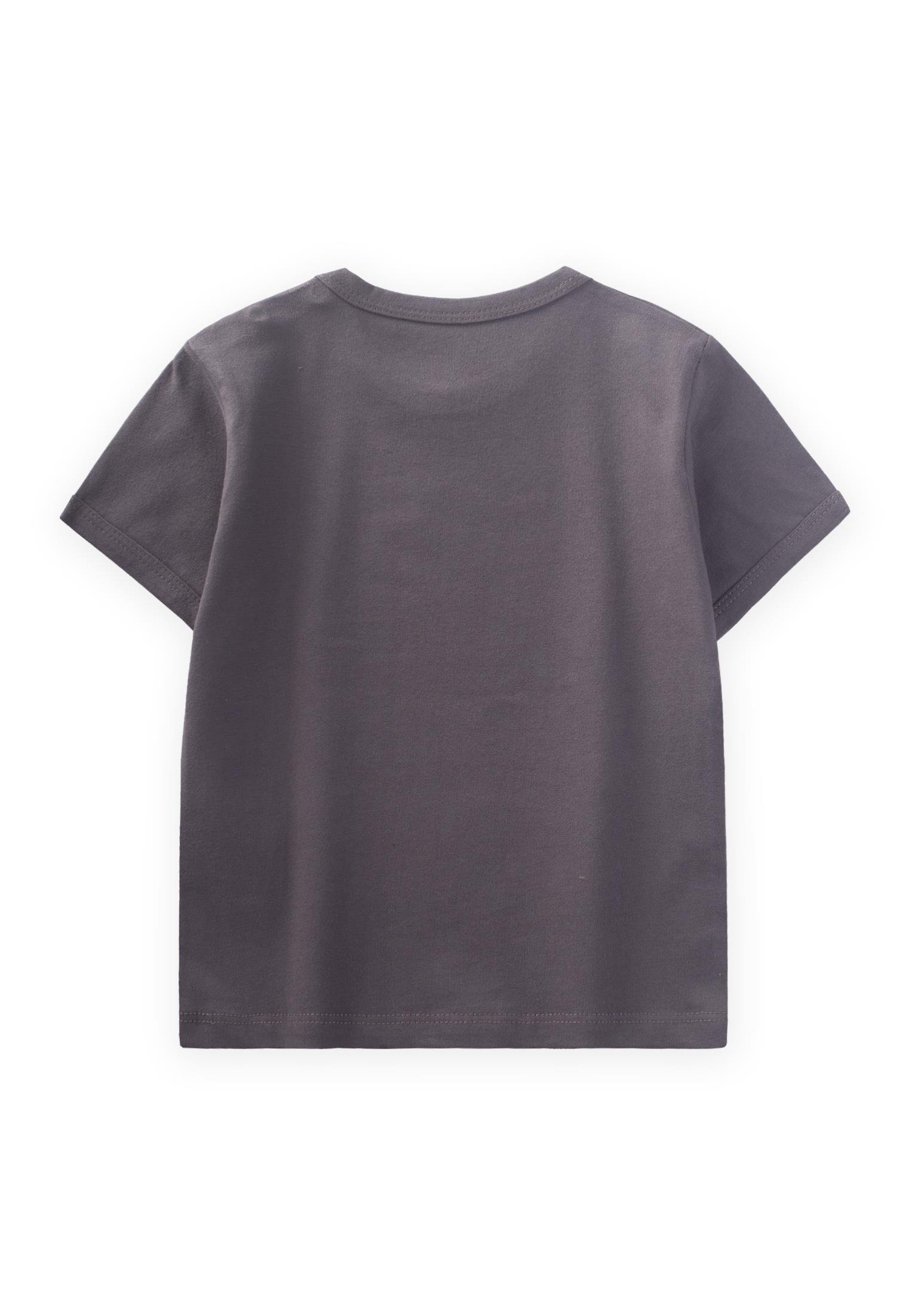 CigitLet's Set Saıl Baskılı T-Shırt 1-5 Yaş GRİ