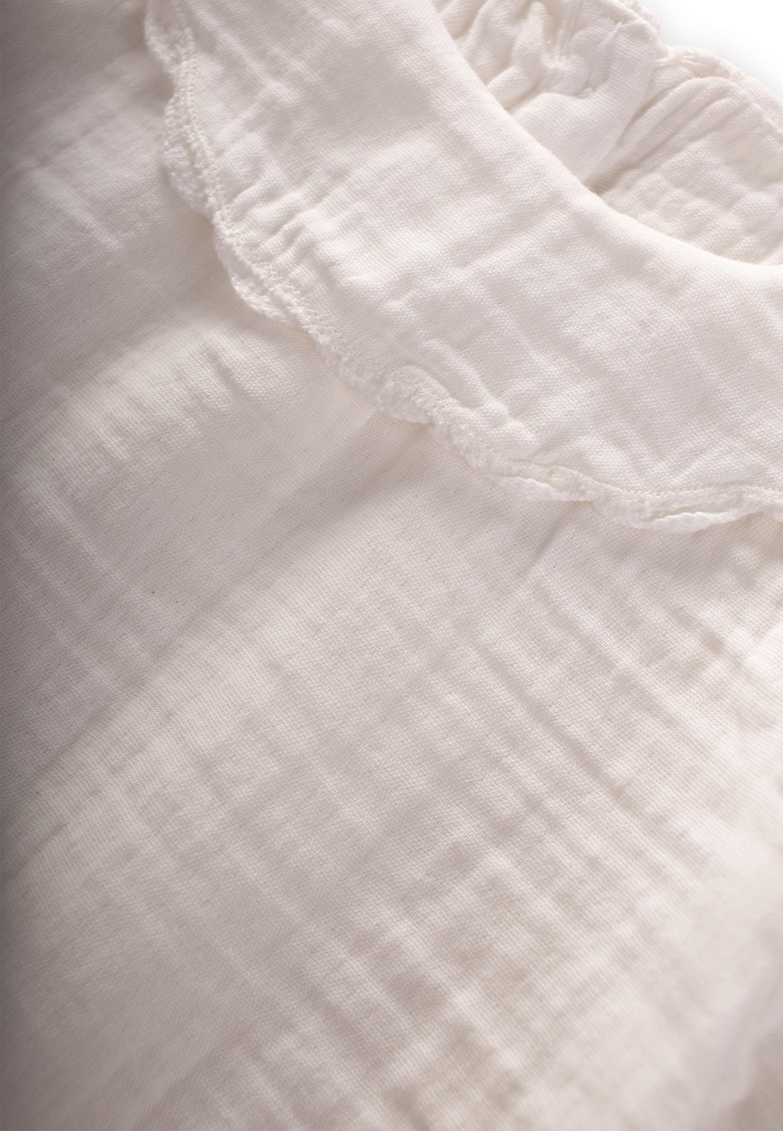 CigitBebe Yakalı Kot Şortlu Takım 0-4 Yaş EKRU