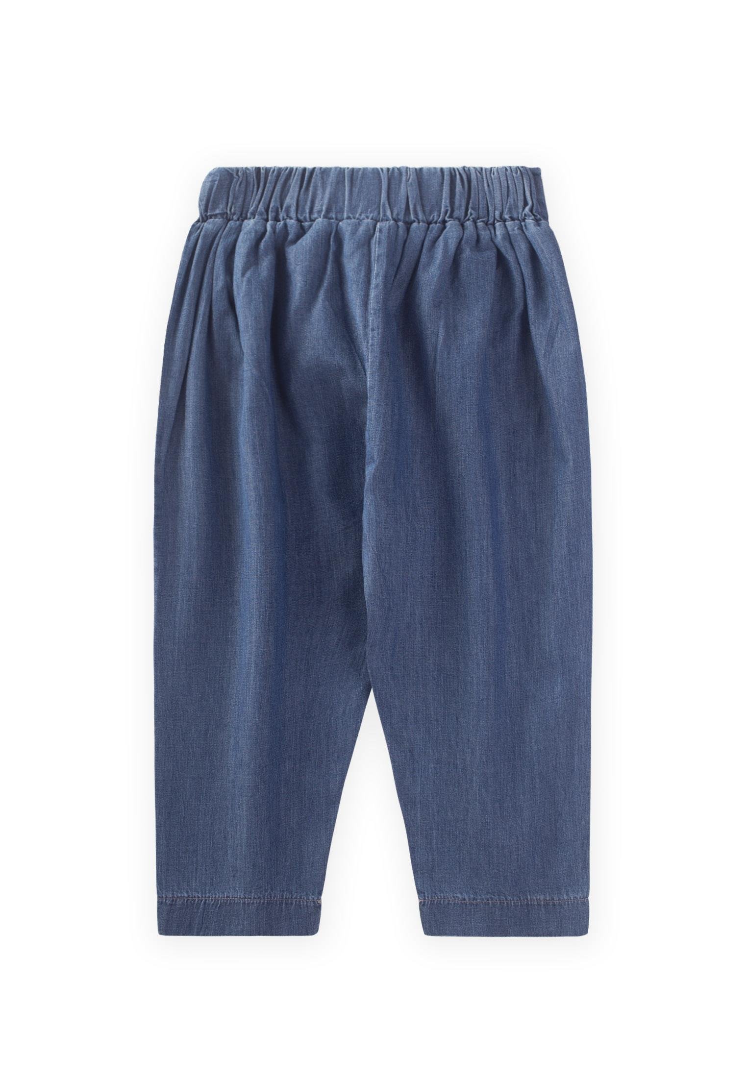 CigitHavuç Kesim Kot Pantolon 0-5 Yaş MAVİ