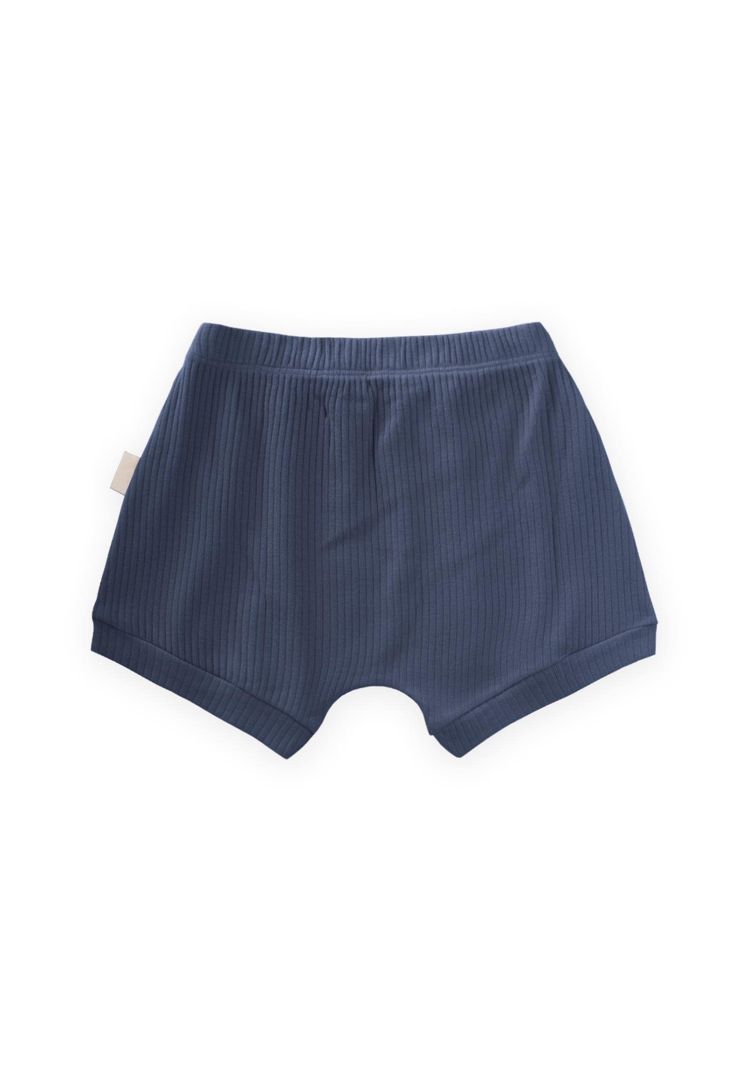 CigitBasic Manşetli Şort 0-3 Yaş LACİVERT