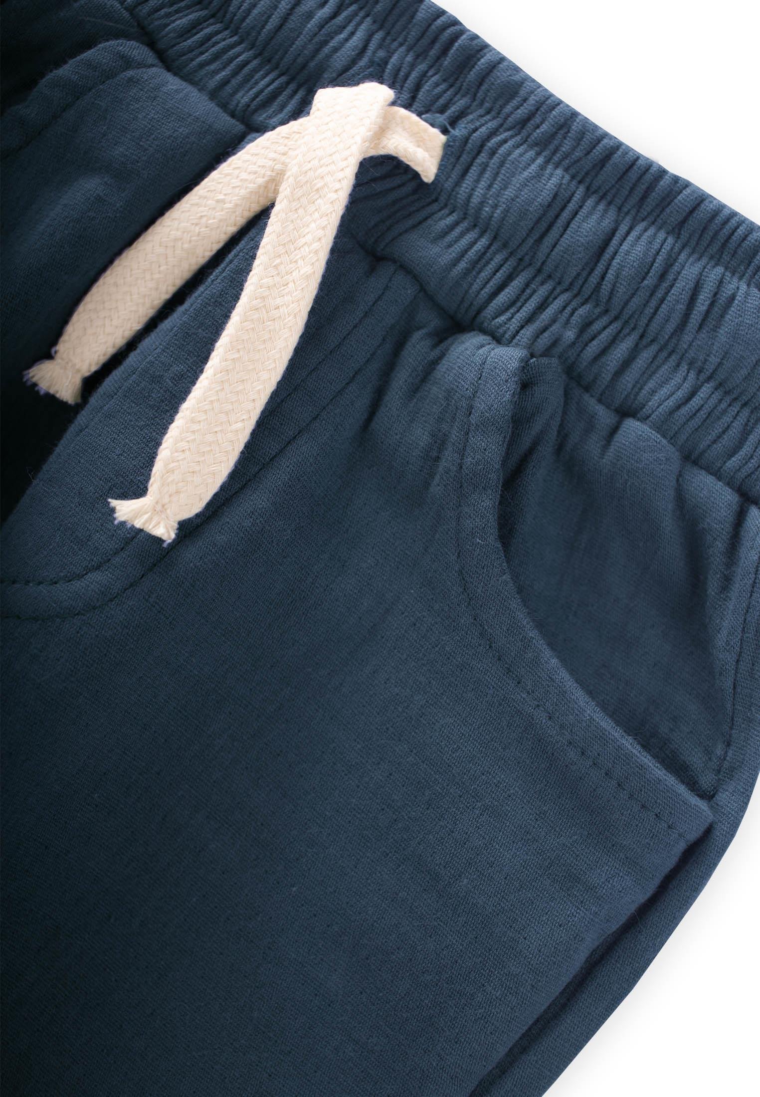 CigitMüslin Likralı Pantolon 1-10 Yaş LACİVERT