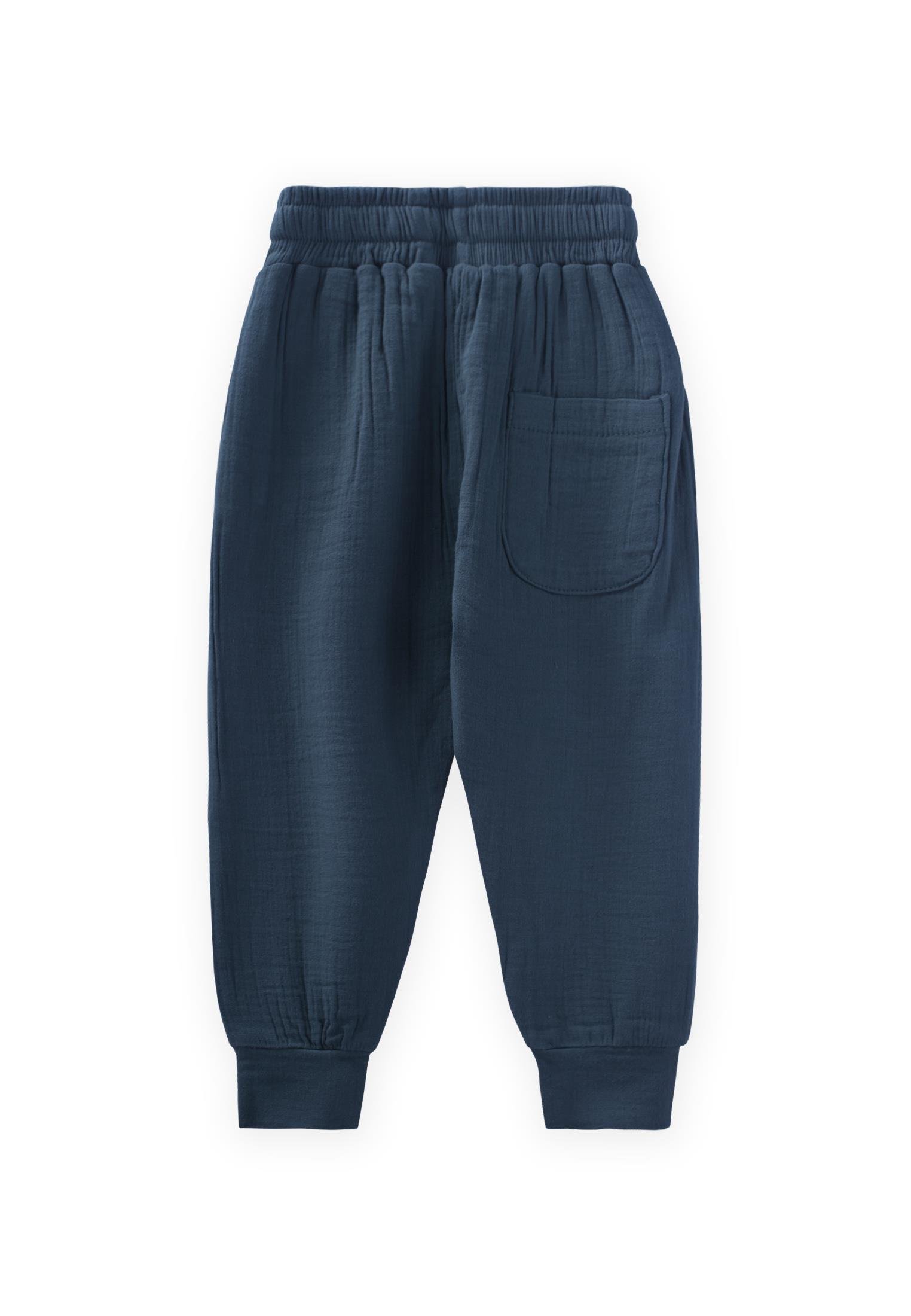 CigitMüslin Likralı Pantolon 1-10 Yaş LACİVERT