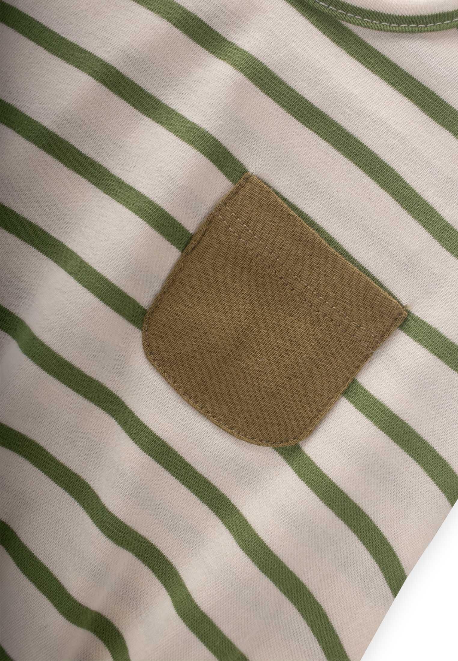 CigitÇizgili Cepli Zıbın 0-3 Yaş YAĞ YEŞİLİ