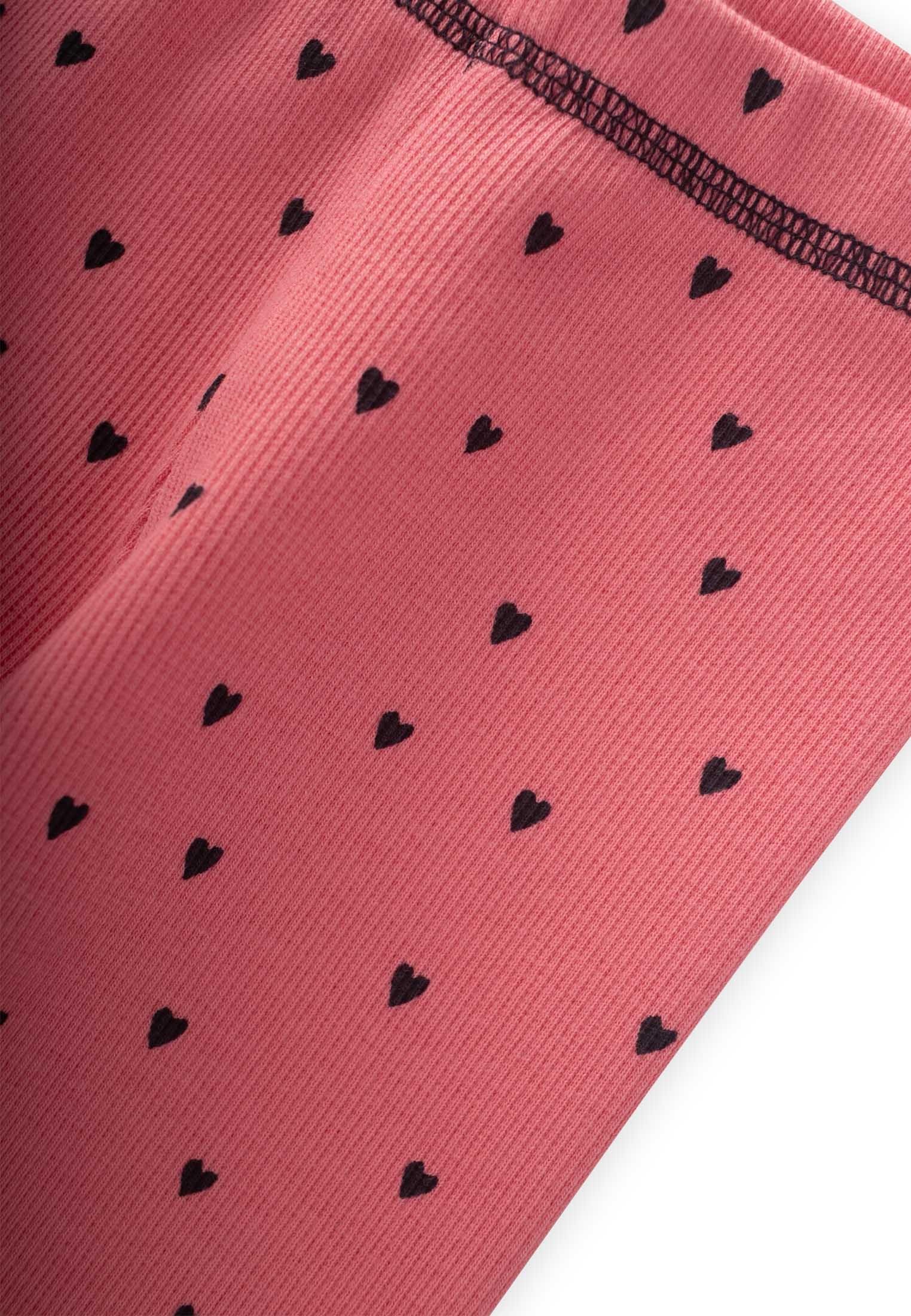 CigitDesenli Karyoka Detaylı Tayt 0-3 Yaş PEMBE