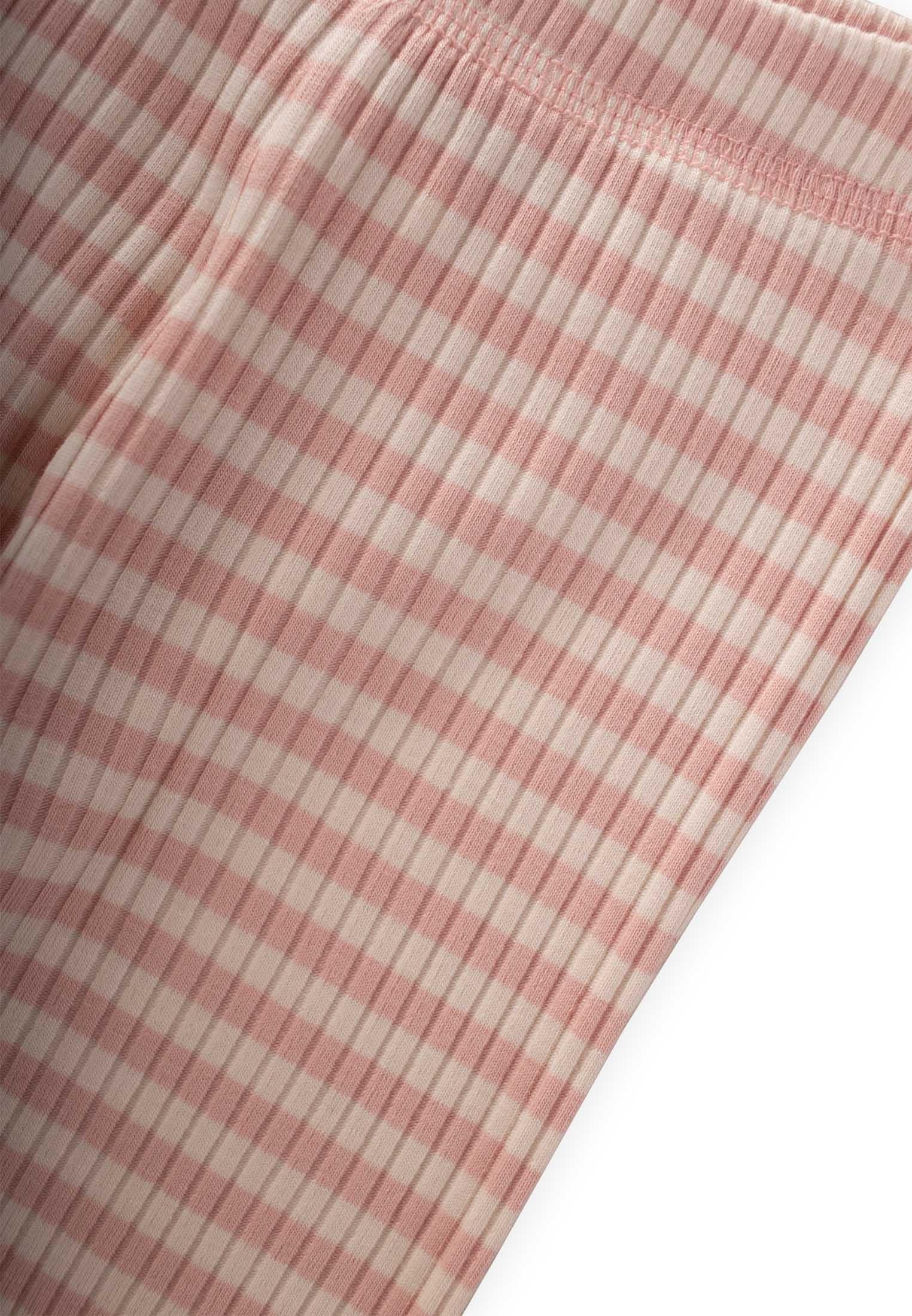 CigitDesenli Karyoka Detaylı Tayt 0-3 Yaş PUDRA ÇİZGİLİ