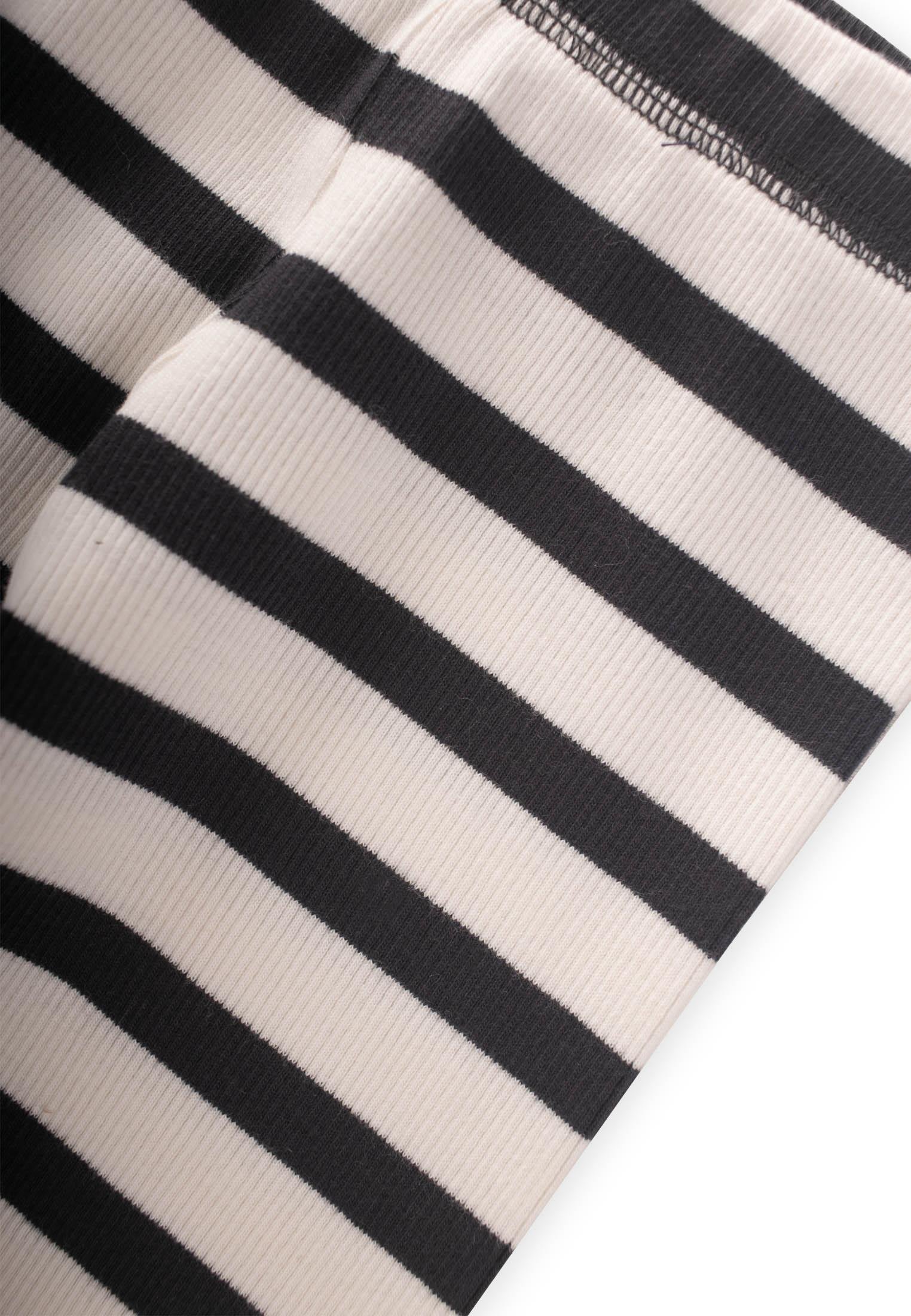 CigitDesenli Karyoka Detaylı Tayt 0-3 Yaş ANTRASİT ÇİZGİLİ