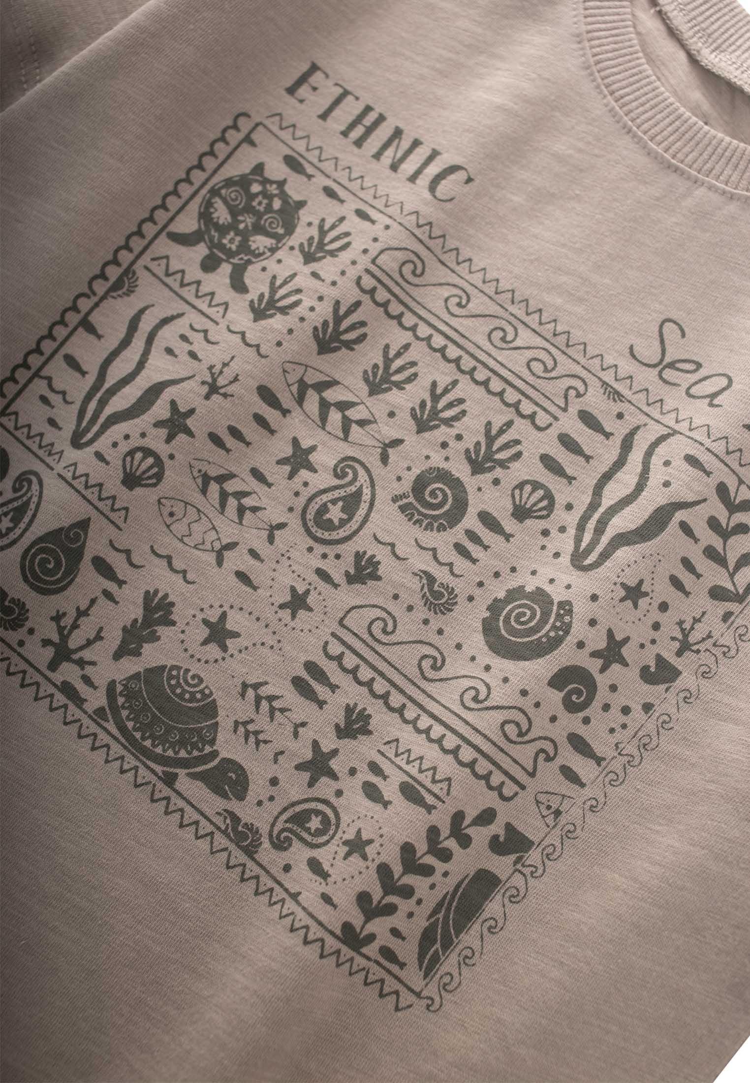 CigitEthnic Baskılı T-Shırt Takım 2-10 Yaş S VİZON