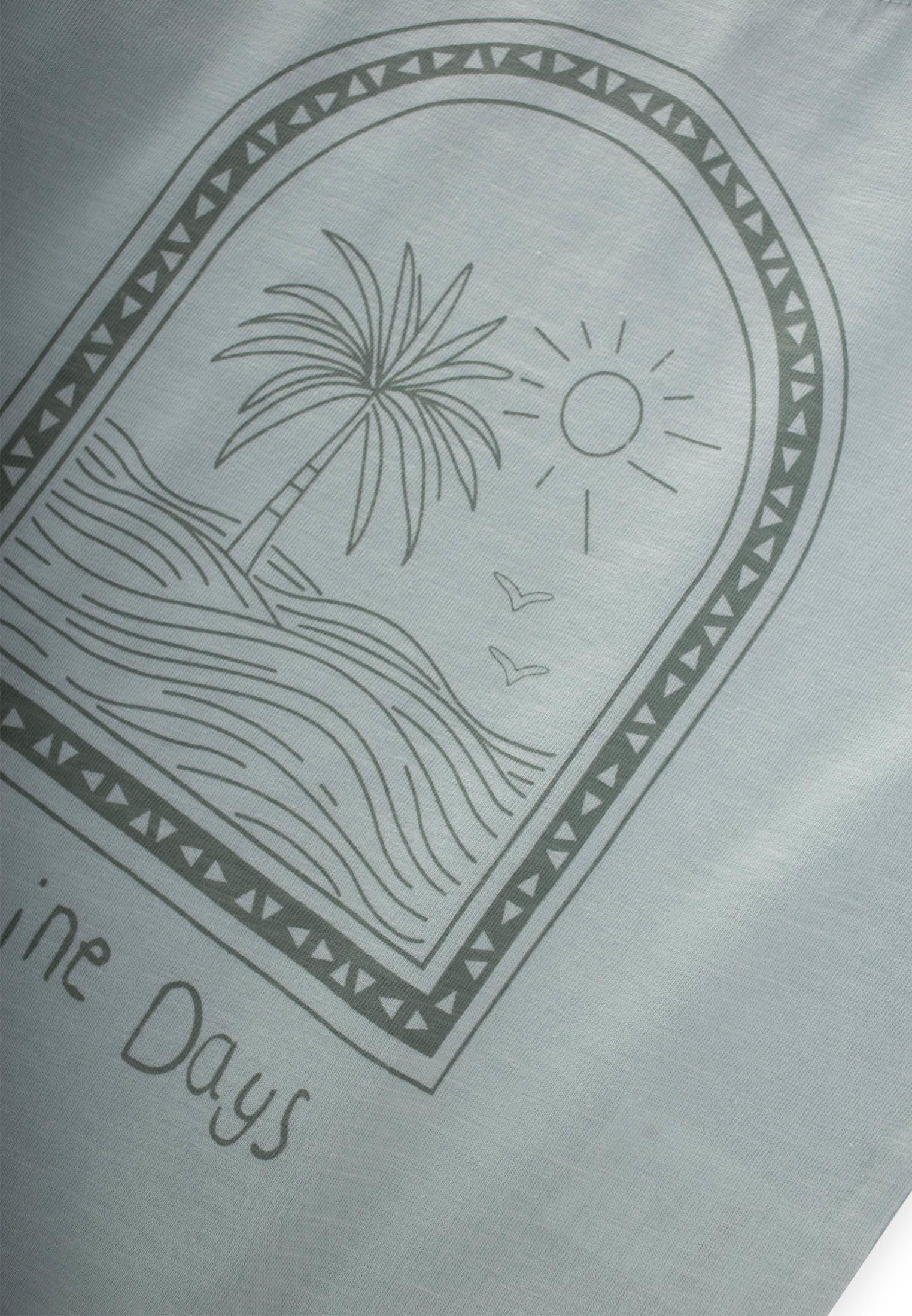 CigitSunshine Days Baskılı T-Shırt Takım 2-8 Yaş MİNT YEŞİLİ