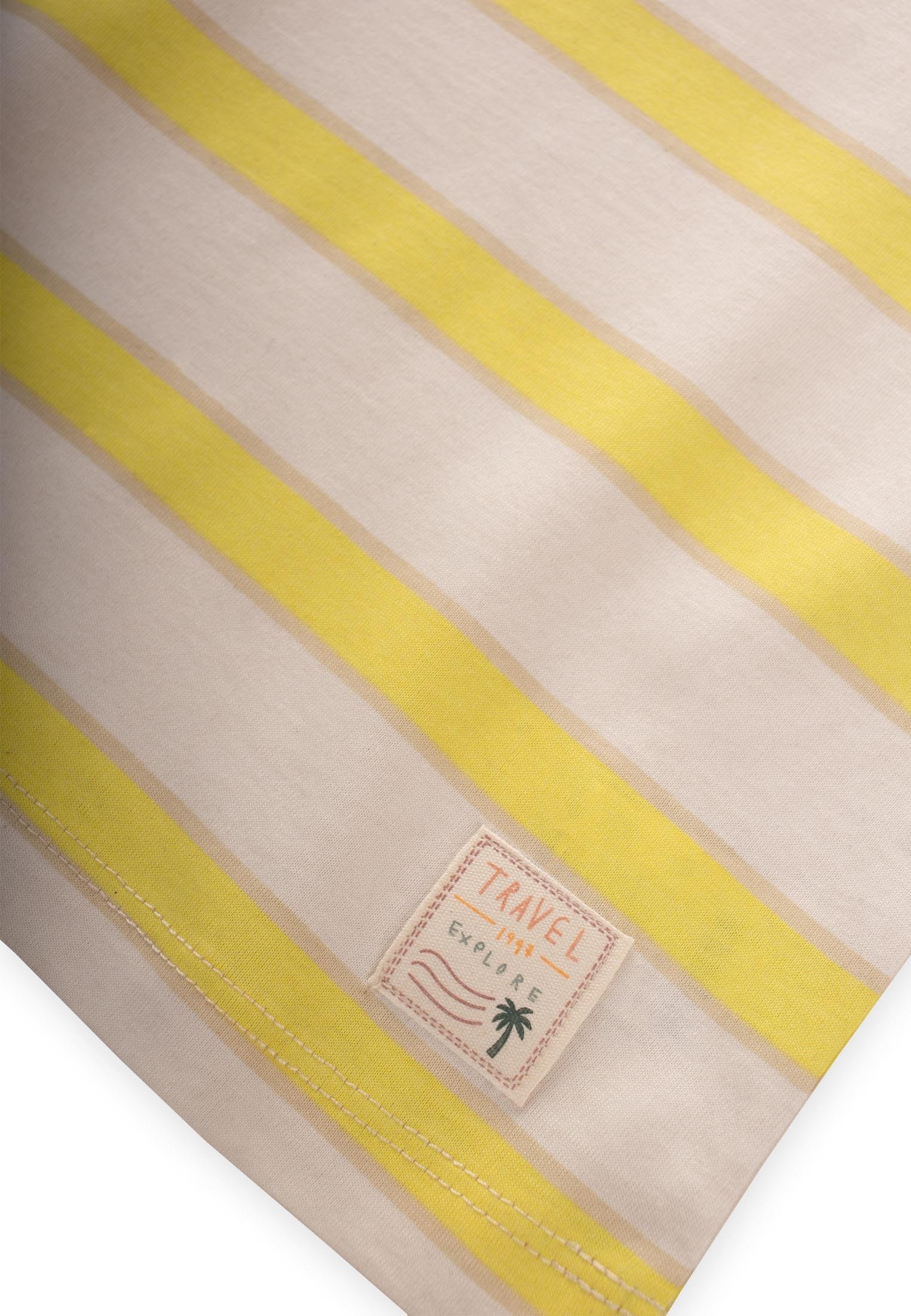 CigitÇizgili Cepli Kaprili Takım 2-10 Yaş SARI ÇİZGİLİ