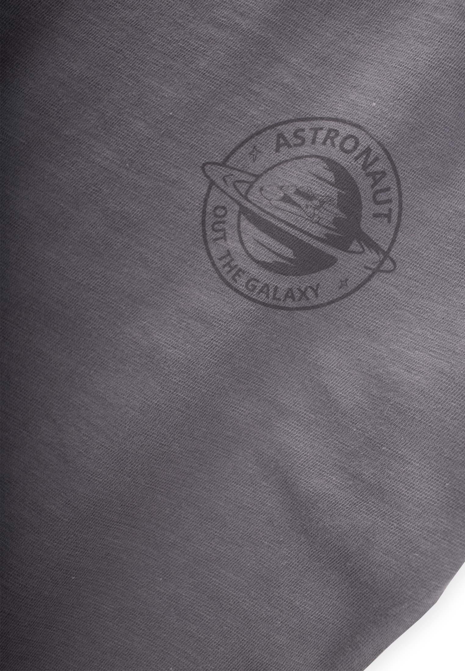 CigitAstranot Baskılı T-Shırt 2-10 Yaş GRİ