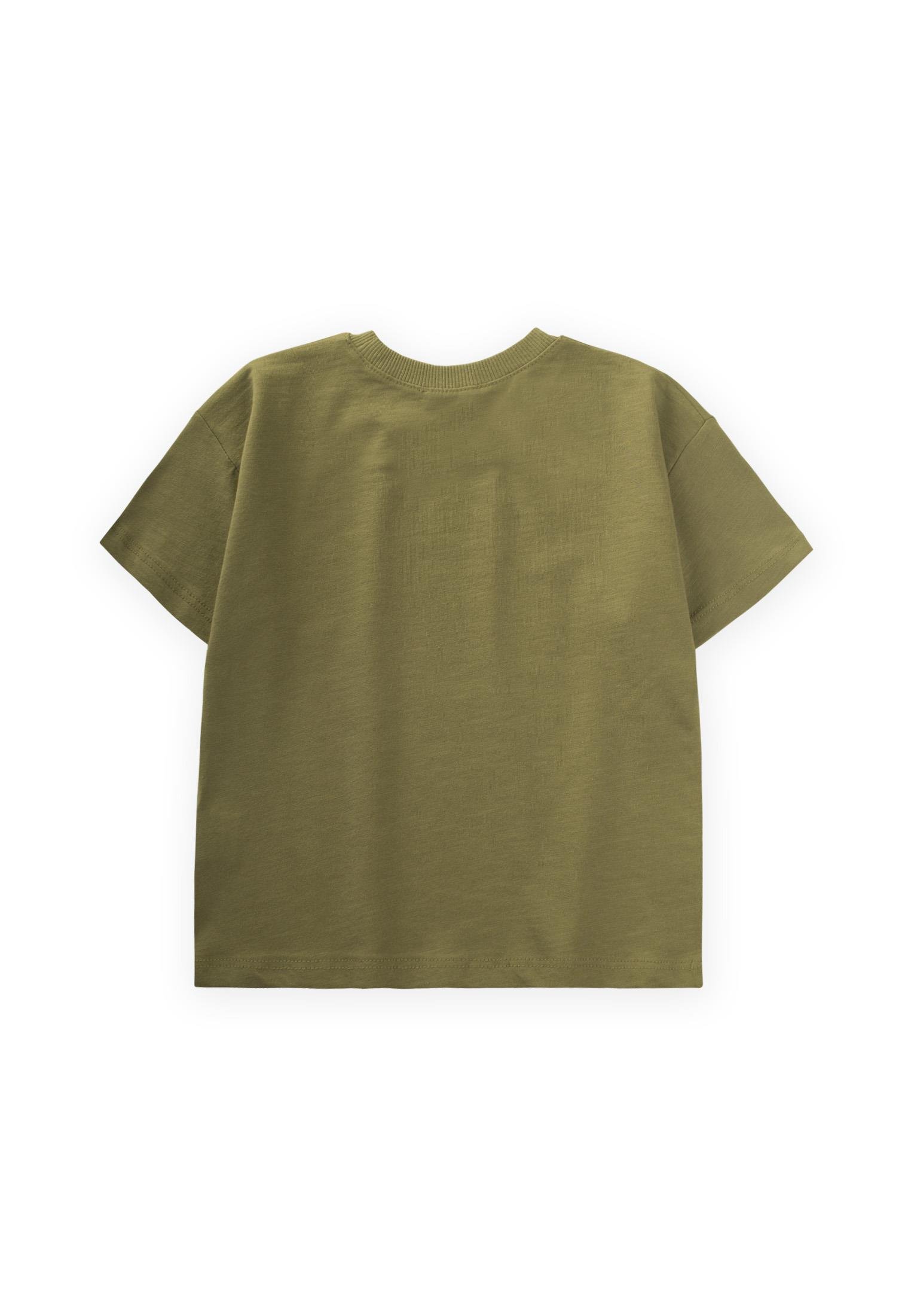 CigitAstranot Baskılı T-Shırt 2-10 Yaş OLİVE