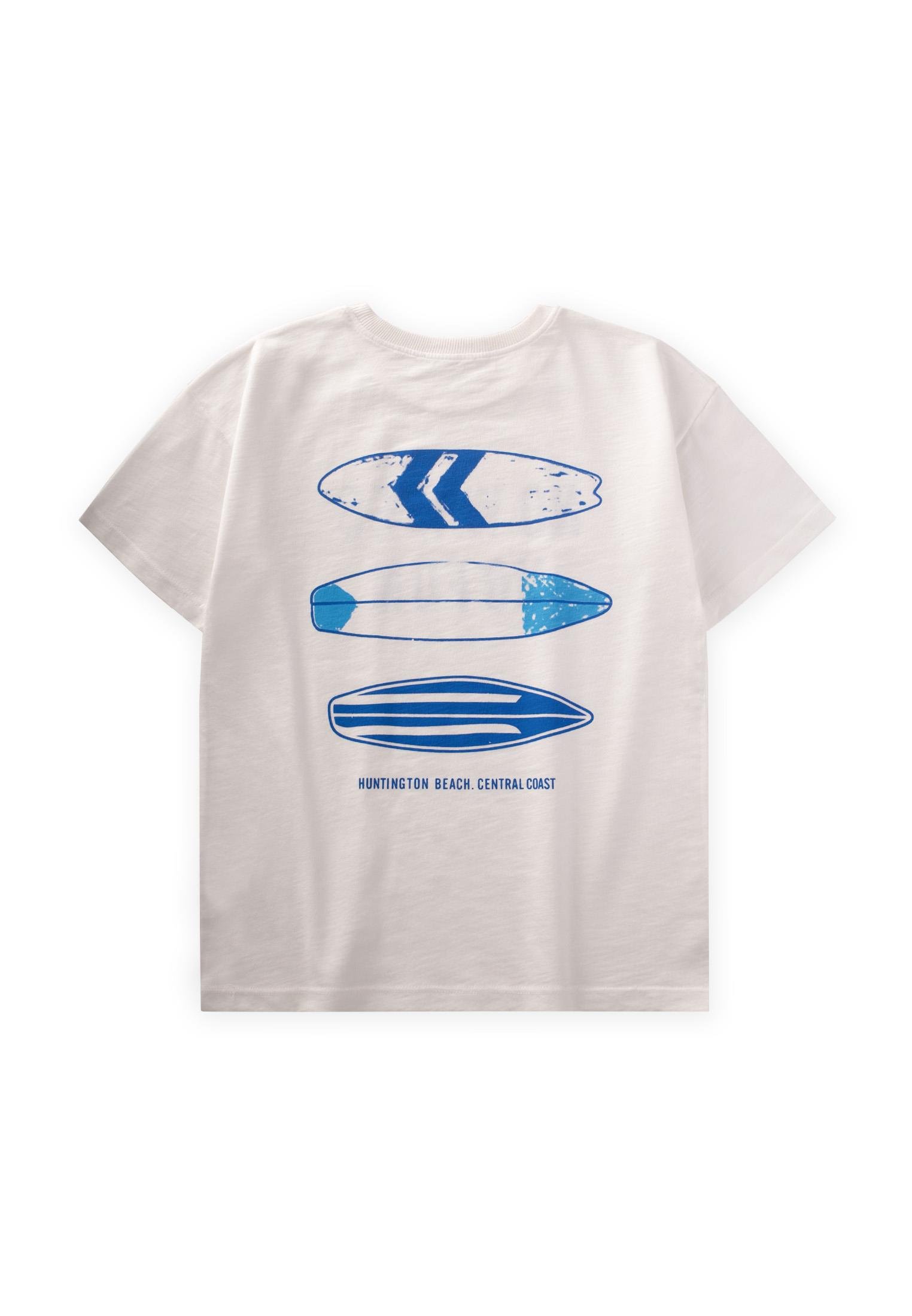 CigitÖn Arka Baskılı T-Shırt 8-12 Yaş KIRIK BEYAZ