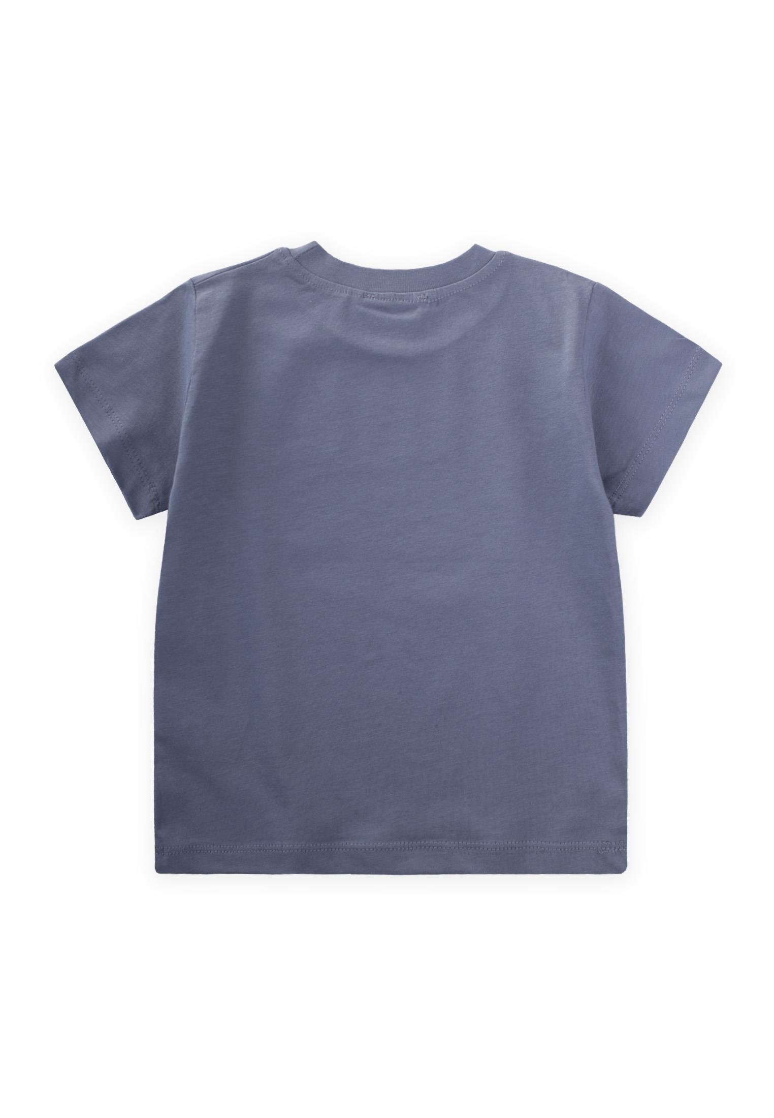 Cigit55 Baskılı T-Shırt 2-7 Yaş İNDİGO MAVİ