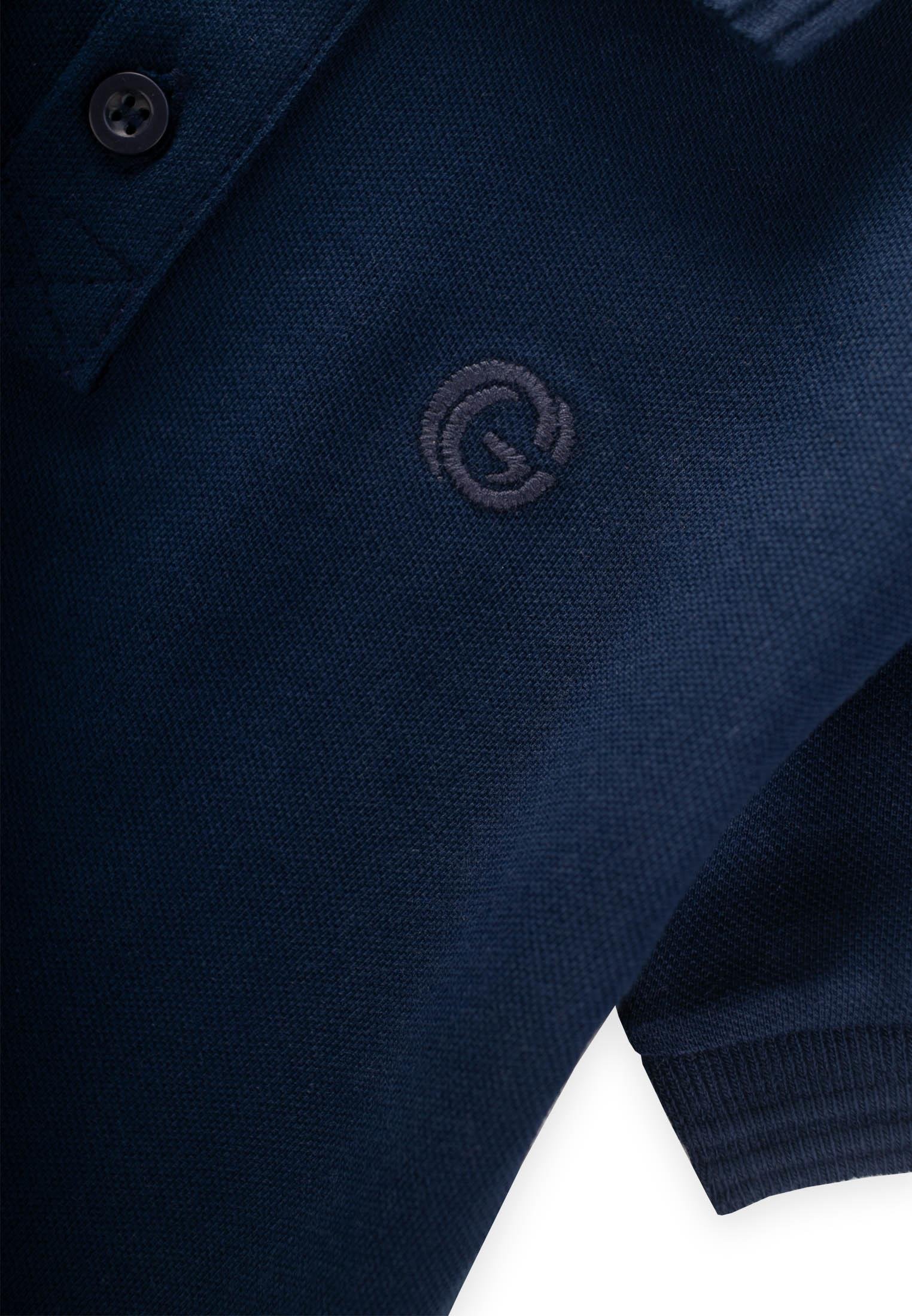 CigitKabartmalı Polo Yaka T-Shırt 2-10 Yaş LACİVERT